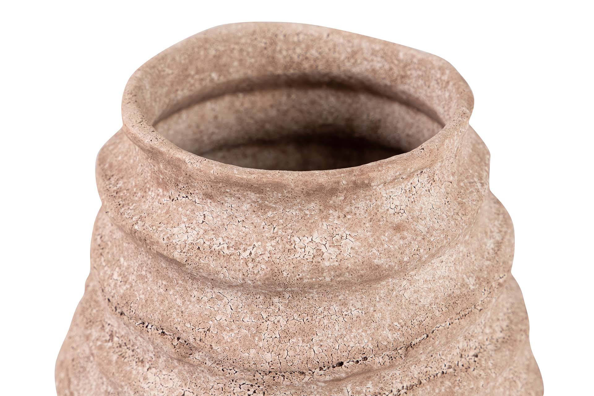 JARRON CERAMICA MARRON 22x22x29 CM