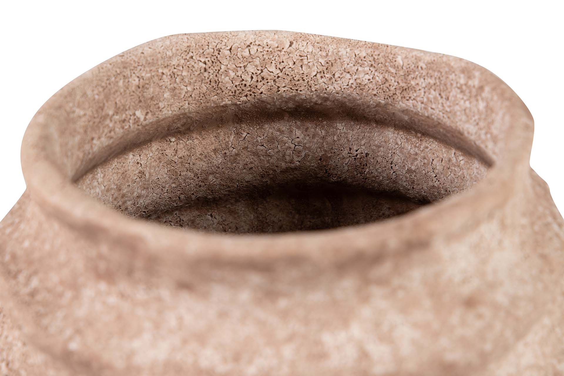 JARRON CERAMICA MARRON 22x22x29 CM