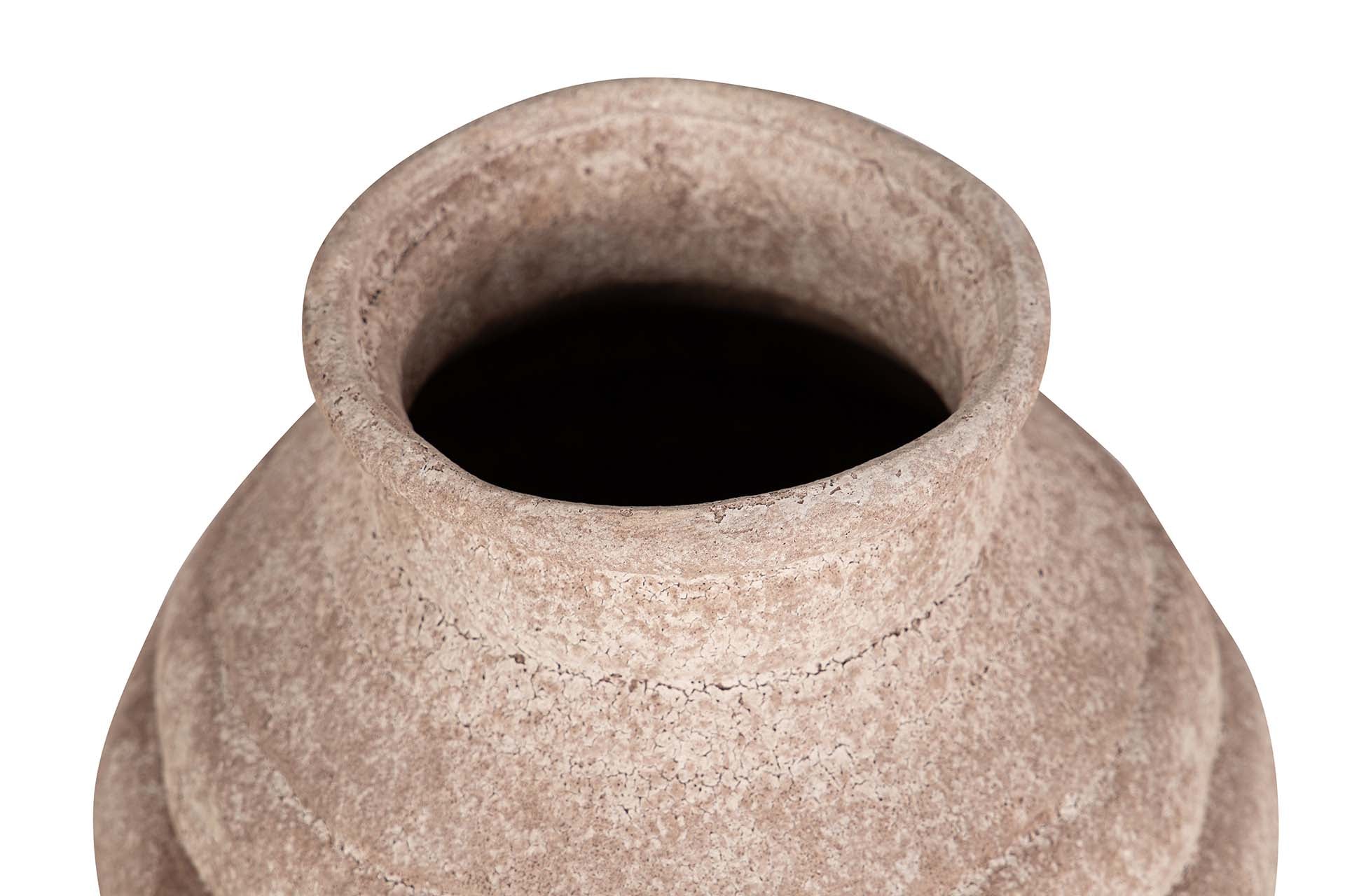 JARRON CERAMICA MARRON 21x21x29 CM