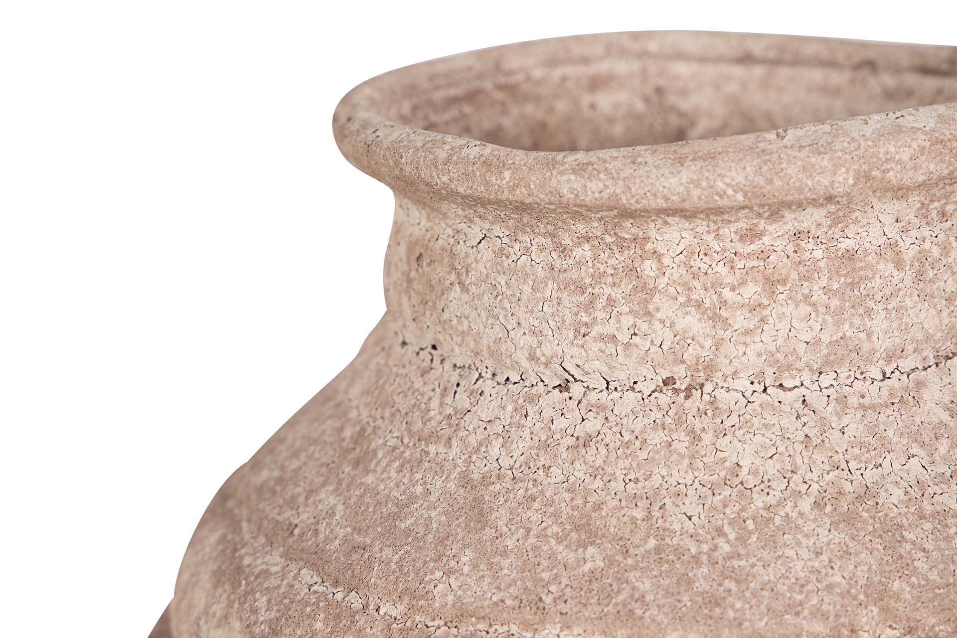 JARRON CERAMICA MARRON 21x21x29 CM