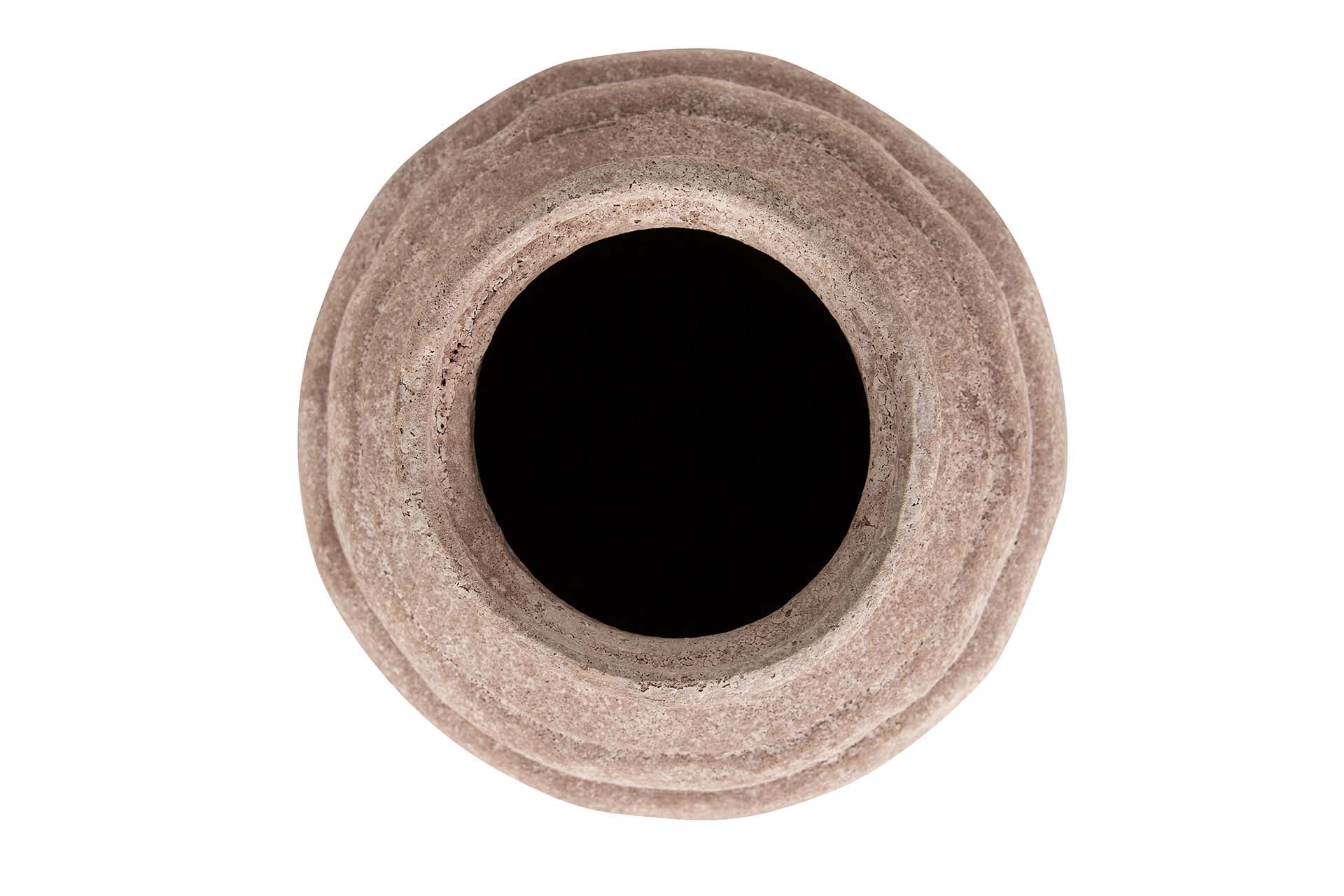 JARRON CERAMICA MARRON 21x21x29 CM