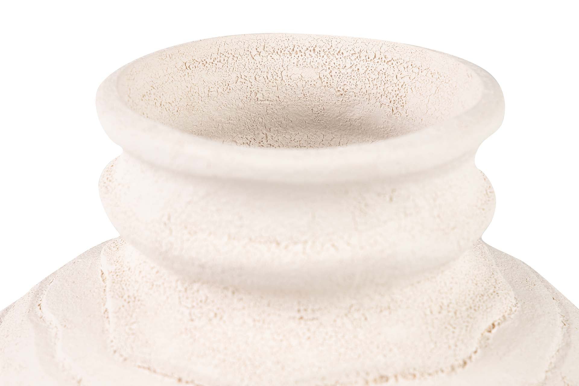 JARRON CERAMICA BEIGE 23x23x29 CM