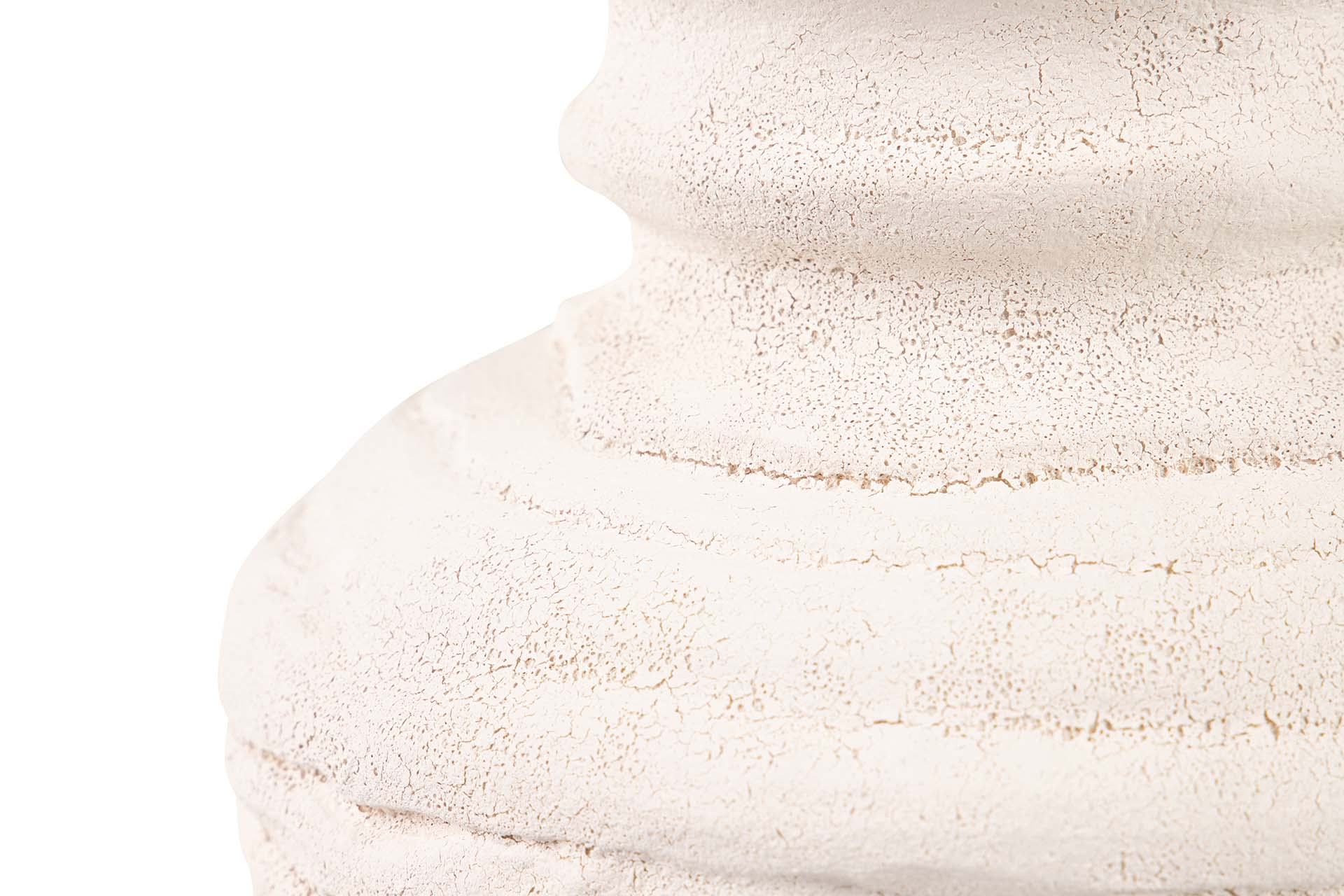 JARRON CERAMICA BEIGE 23x23x29 CM