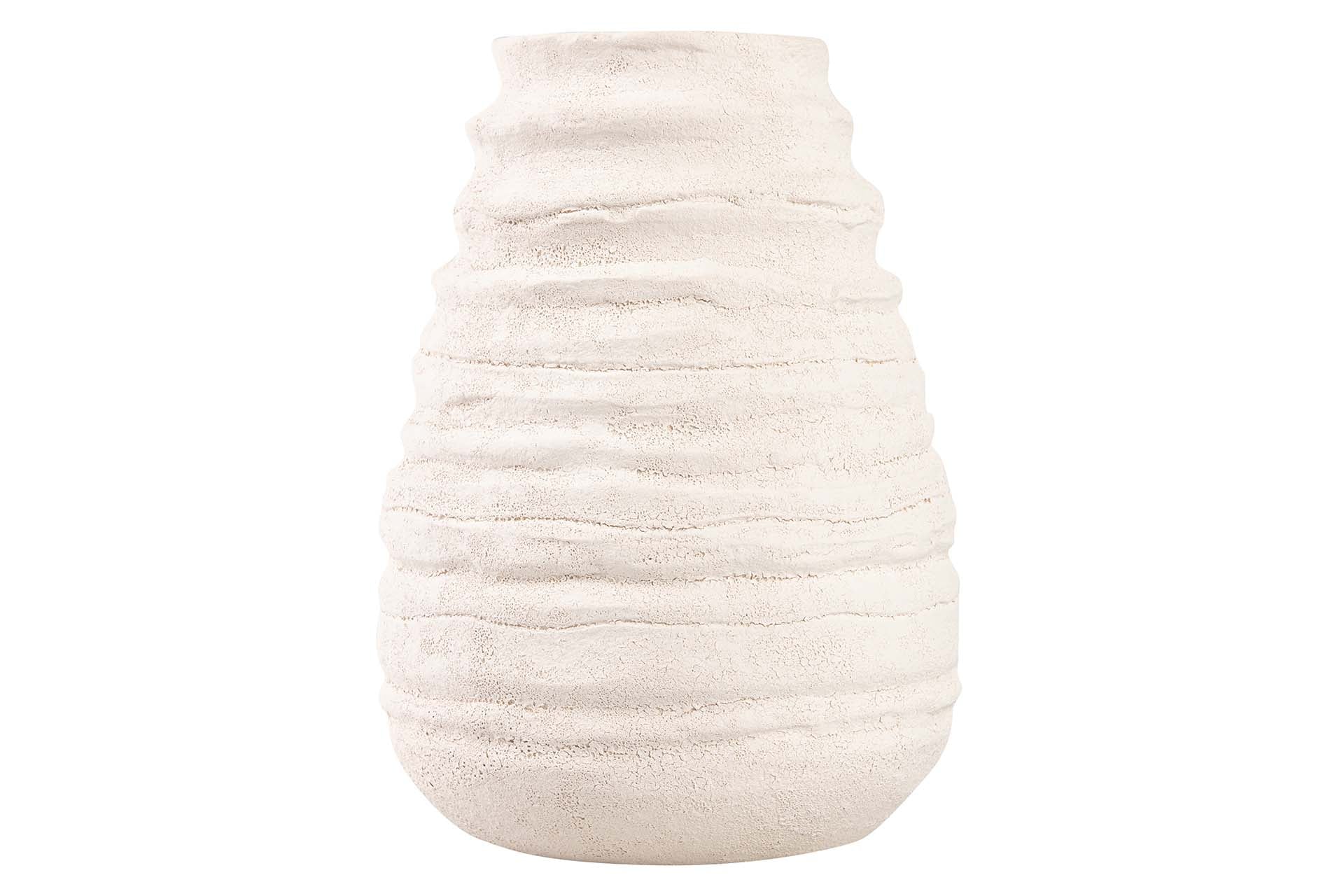JARRON CERAMICA BEIGE 22x22x29 CM
