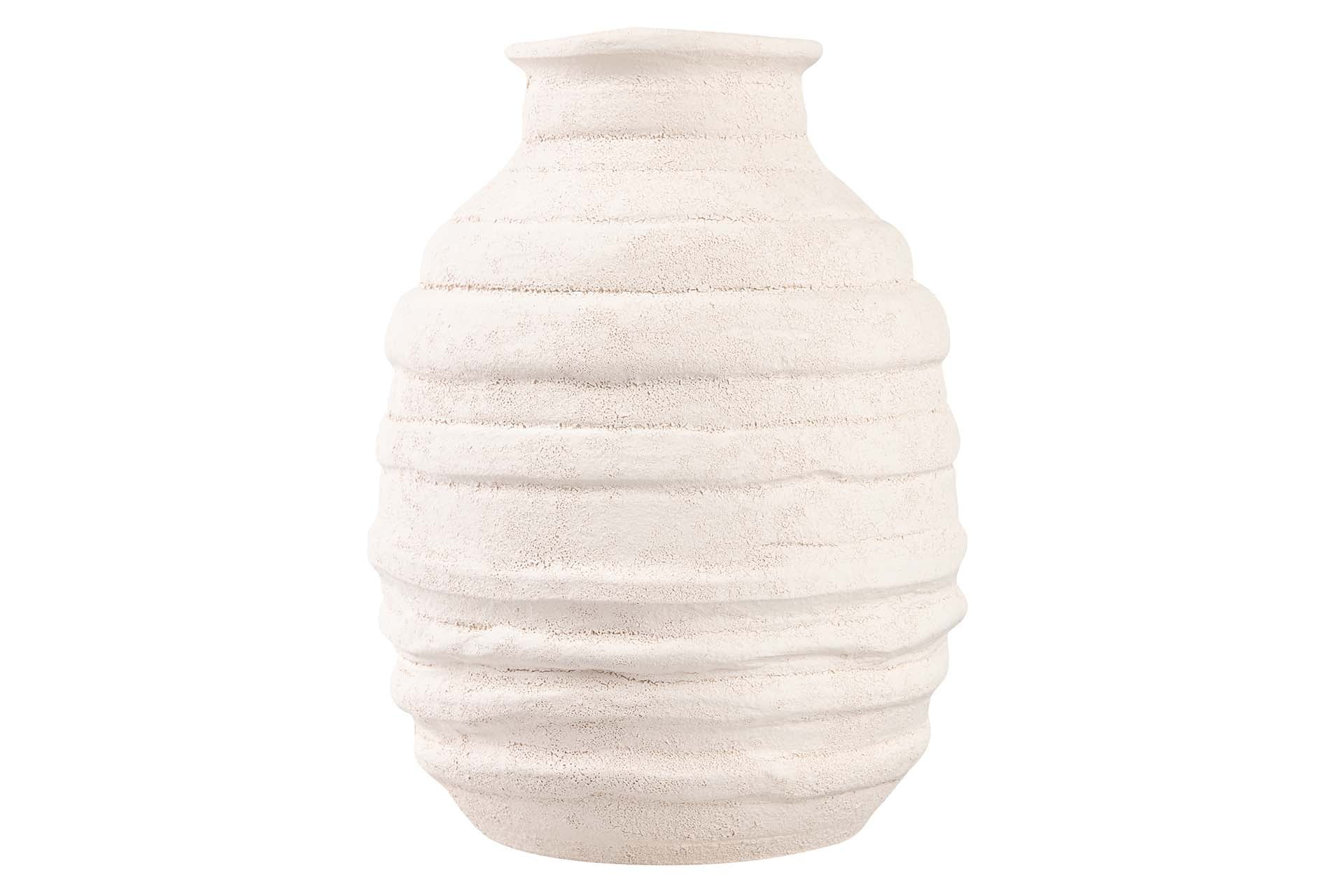 JARRON CERAMICA BEIGE 21x21x29 CM