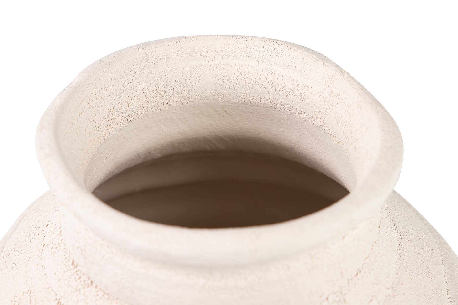 JARRON CERAMICA BEIGE 21x21x29 CM