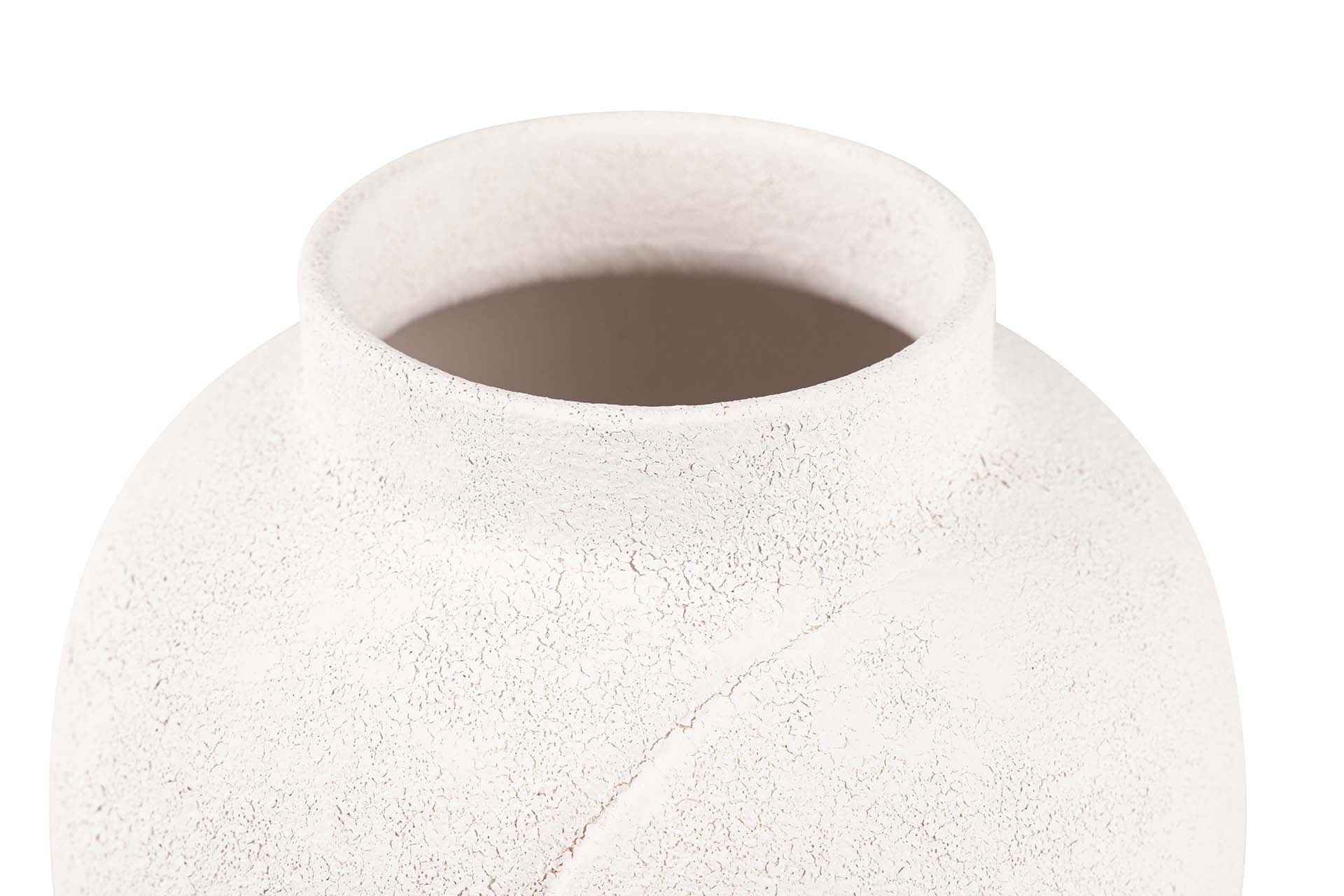 JARRON CERAMICA CARA BEIGE 19x19x30 CM