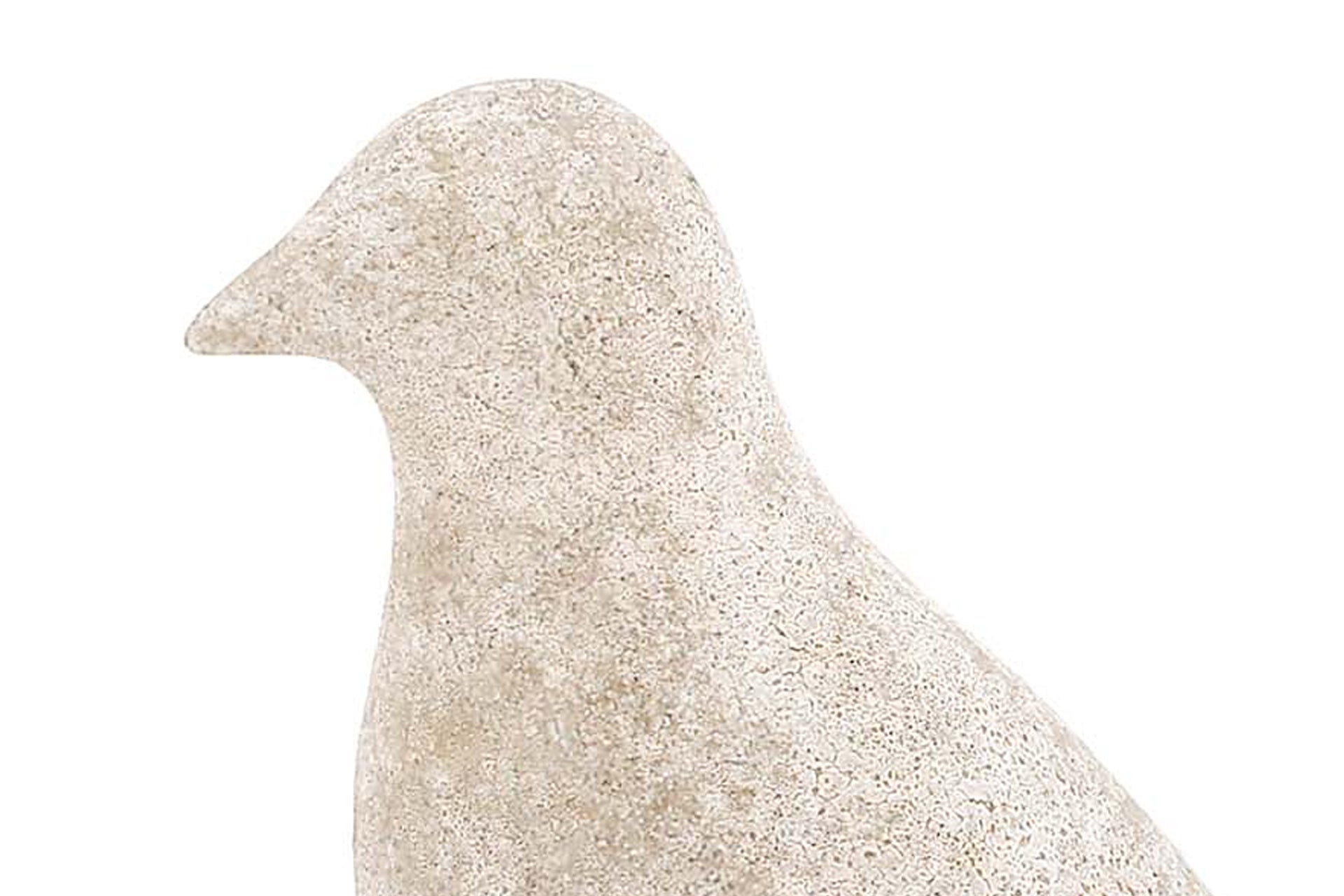 PAJARO CERAMICA BEIGE 24x10x20 CM