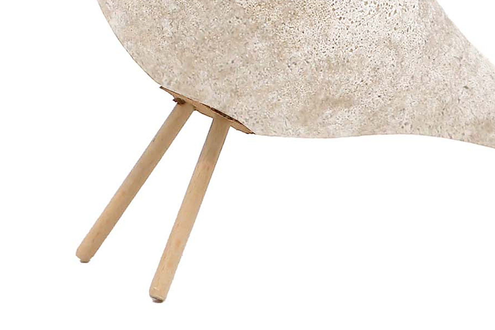 PAJARO CERAMICA BEIGE 24x10x20 CM