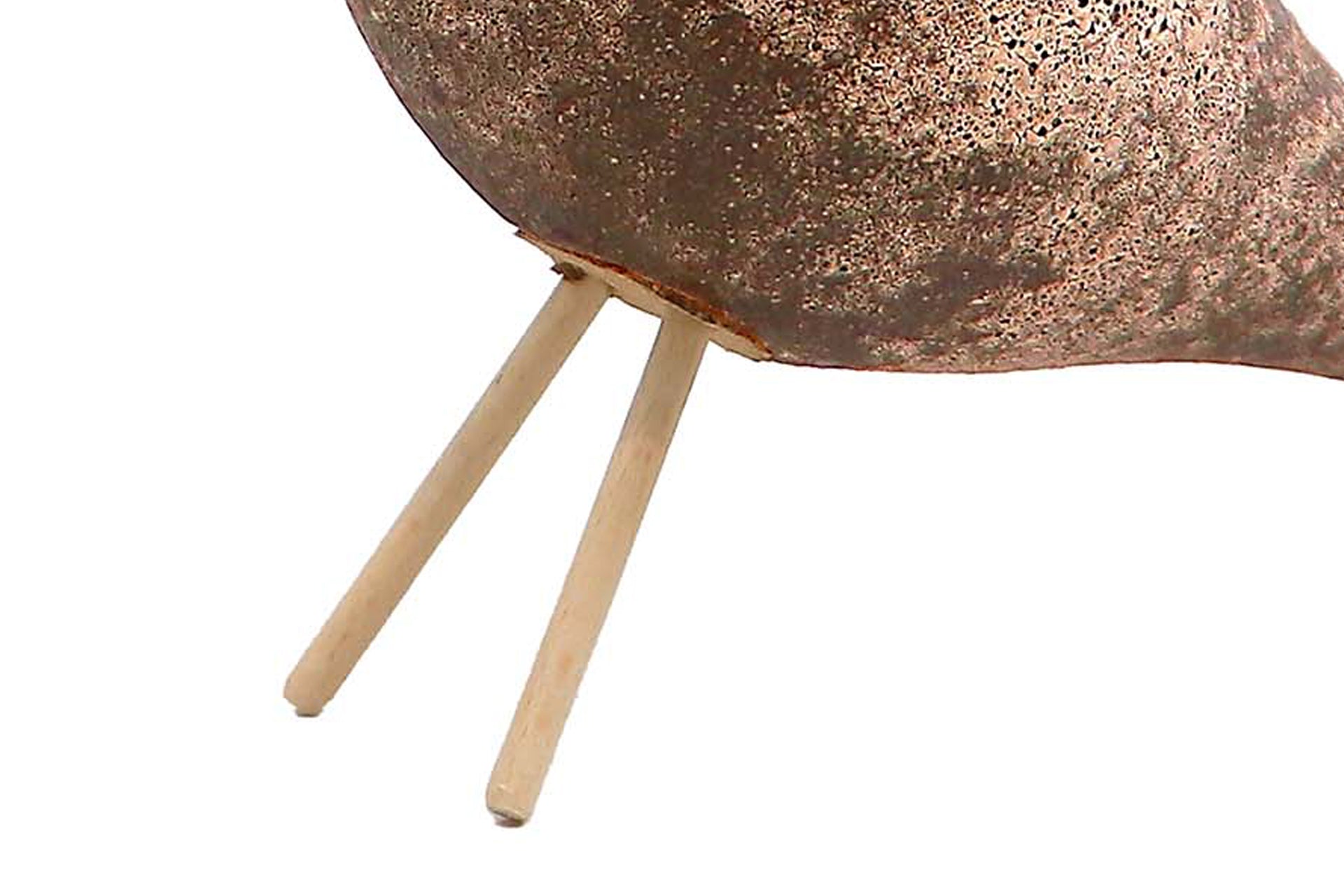 PAJARO CERAMICA MARRON 24x10x20 CM