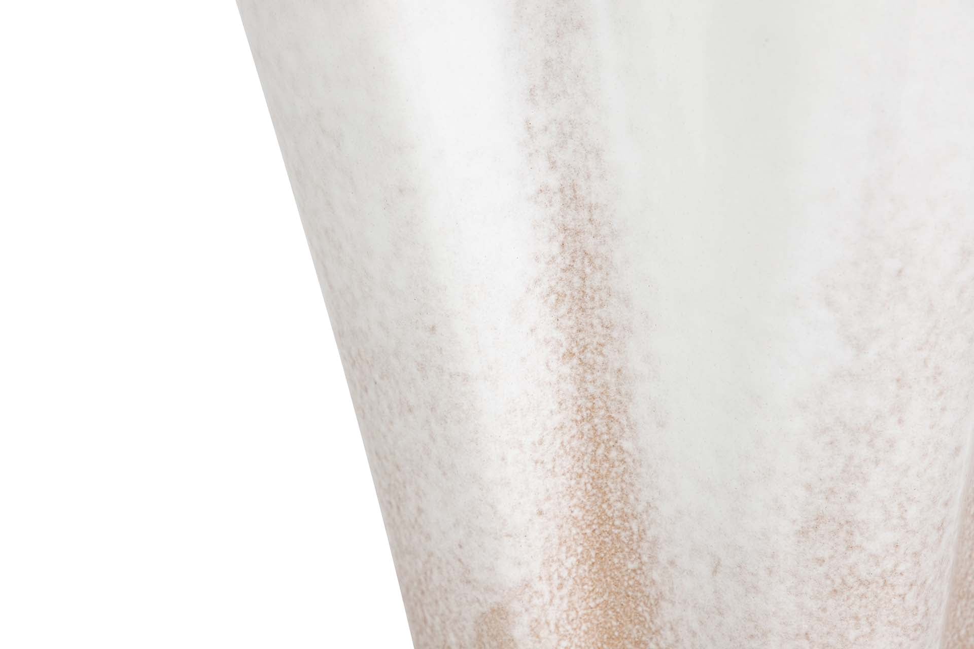 BEIGE CERAMIC VASE 26x26x35 CM