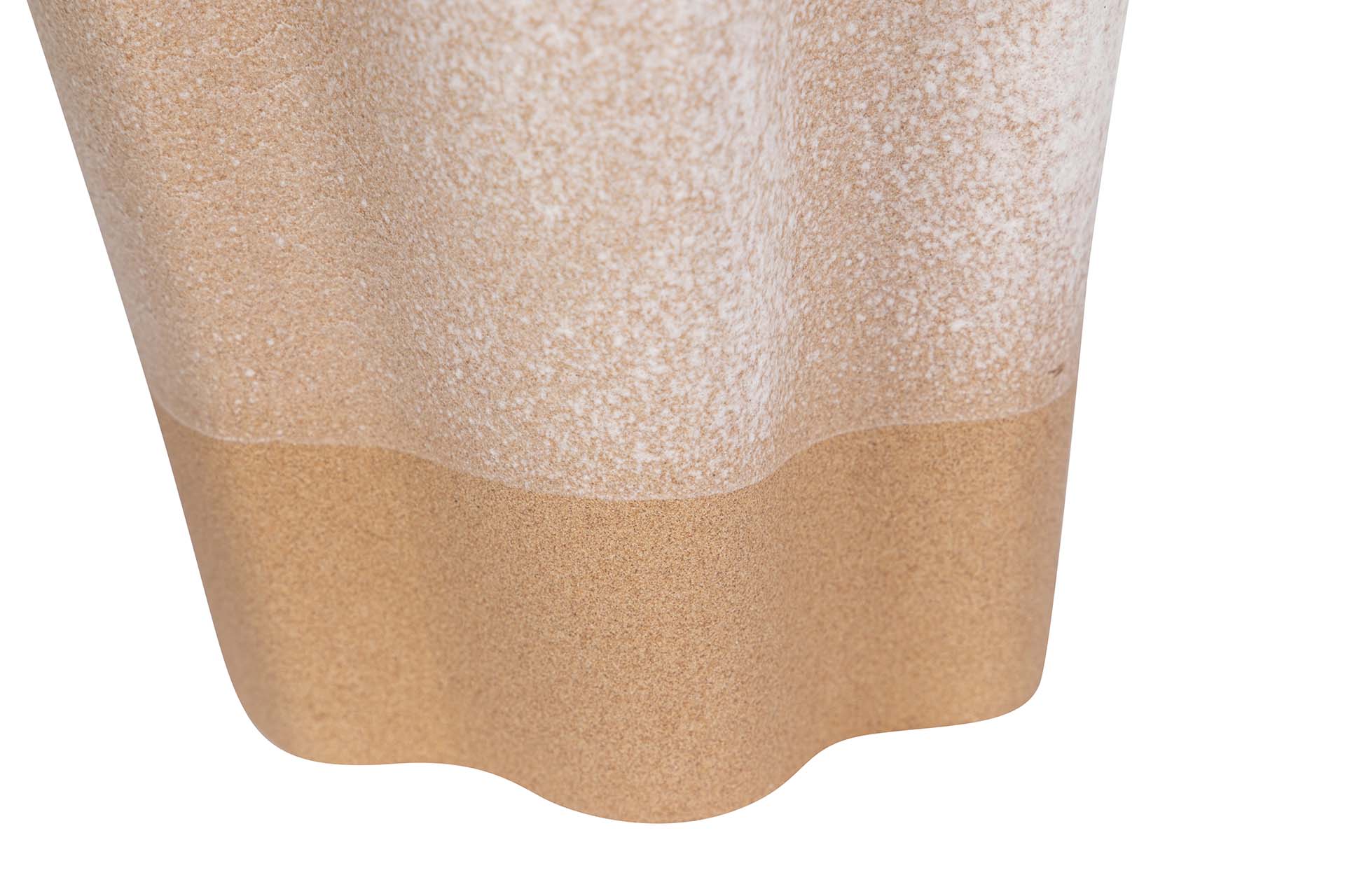 BEIGE CERAMIC VASE 26x26x35 CM