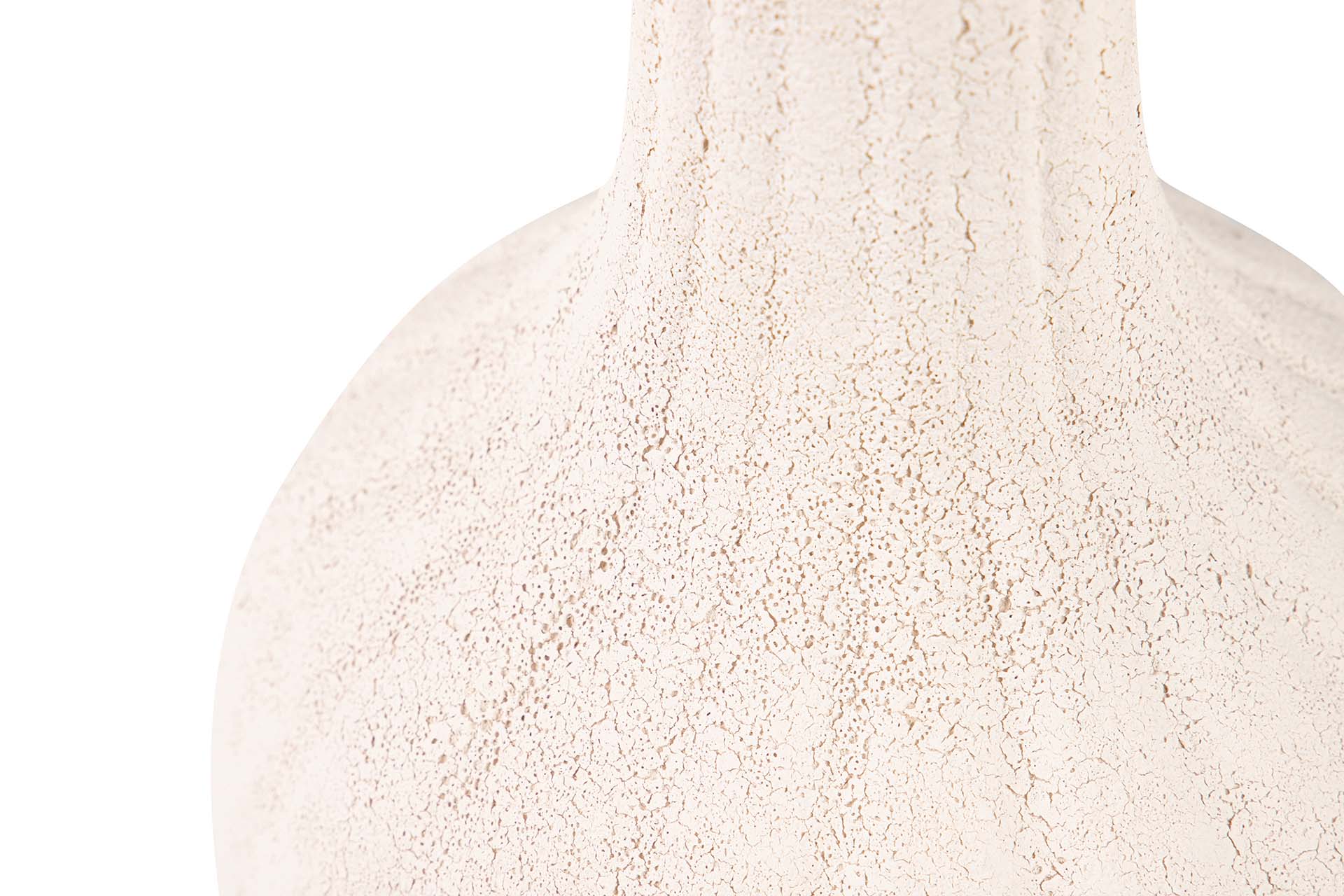 JARRON CERAMICA BEIGE 19x19x38 CM