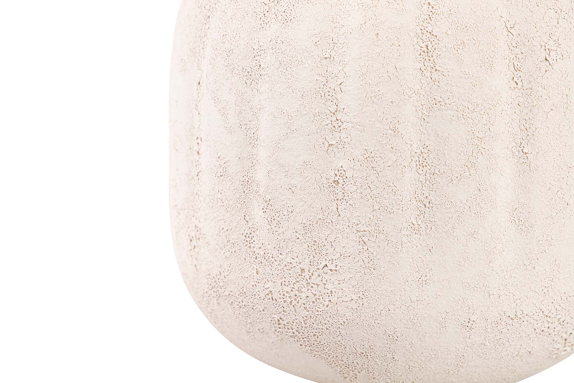 JARRON CERAMICA BEIGE 19x19x38 CM