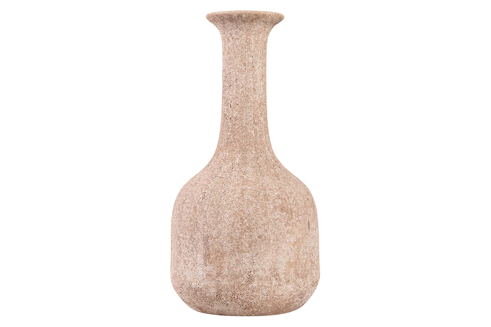 JARRON CERAMICA MARRON 19x19x38 CM