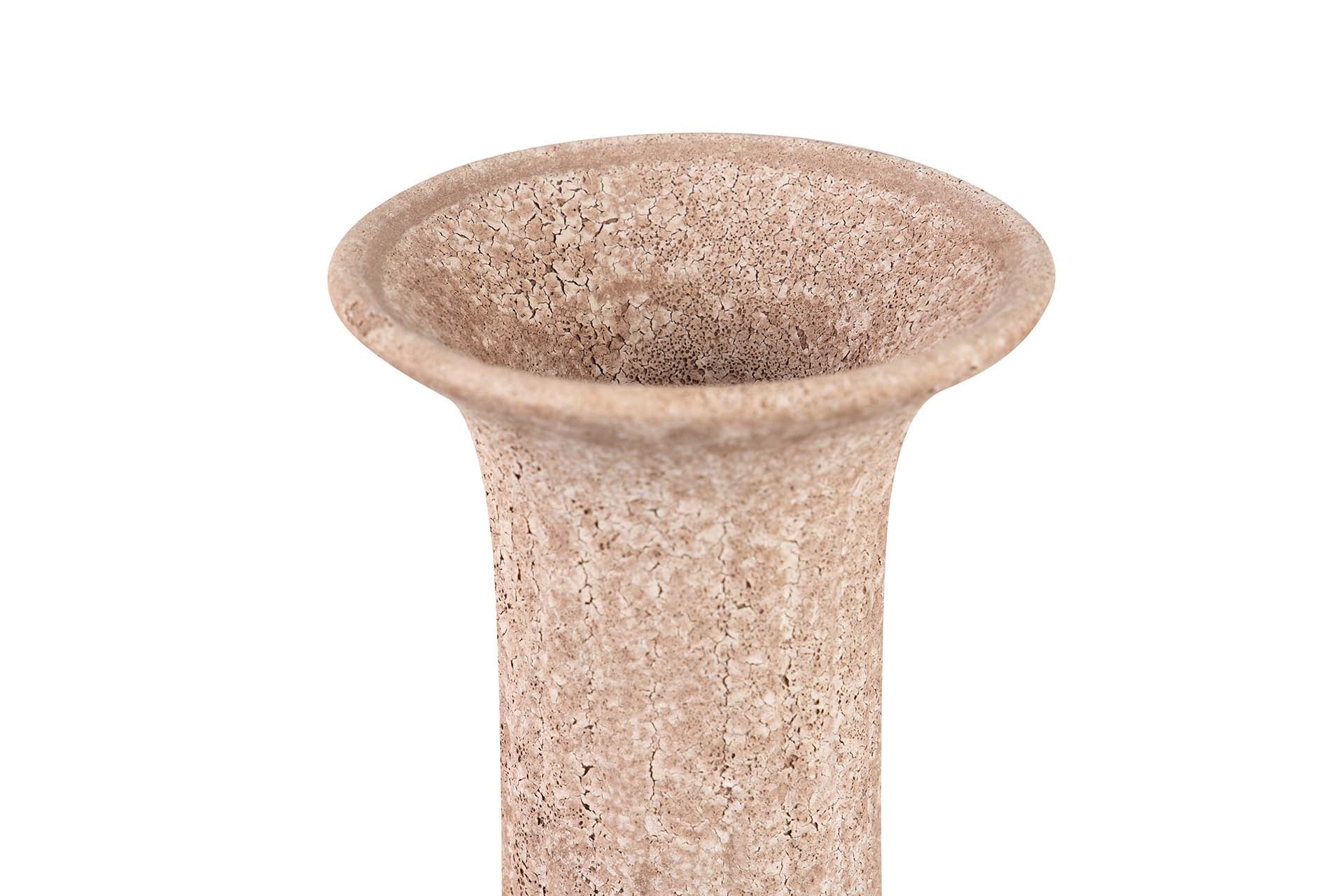 JARRON CERAMICA MARRON 19x19x38 CM