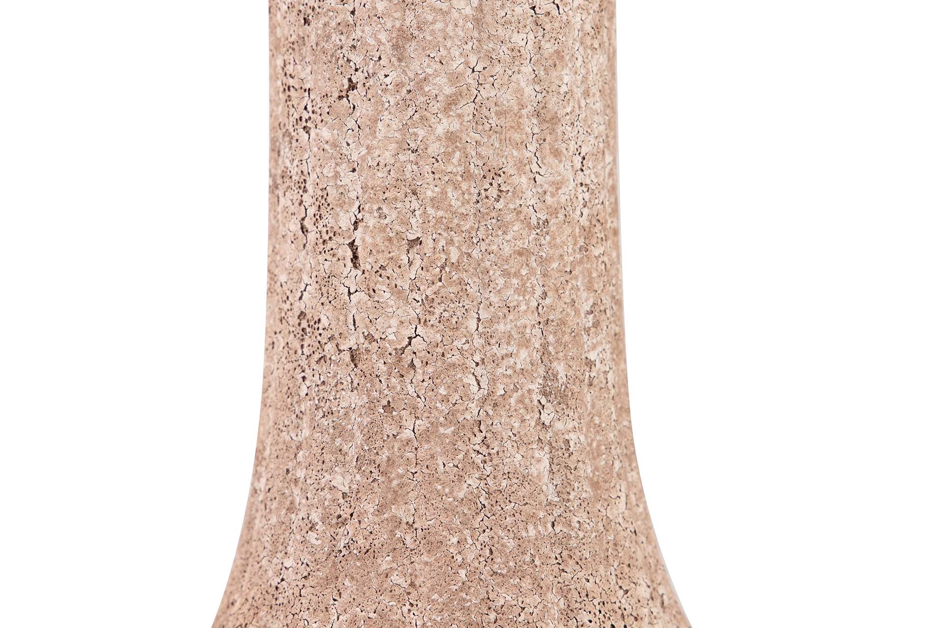 JARRON CERAMICA MARRON 19x19x38 CM