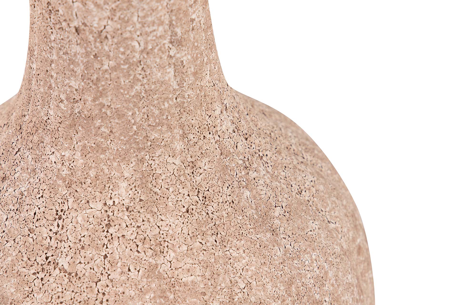 JARRON CERAMICA MARRON 19x19x38 CM