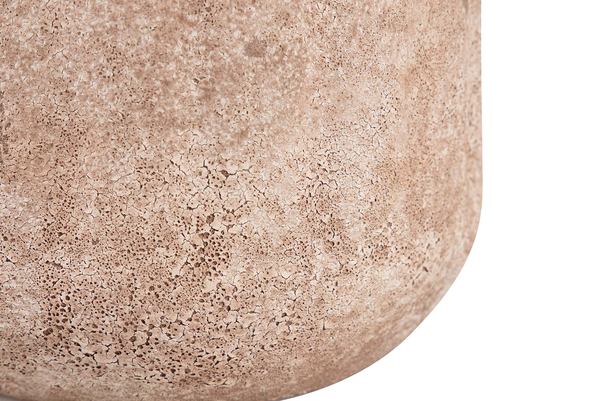 JARRON CERAMICA MARRON 19x19x38 CM