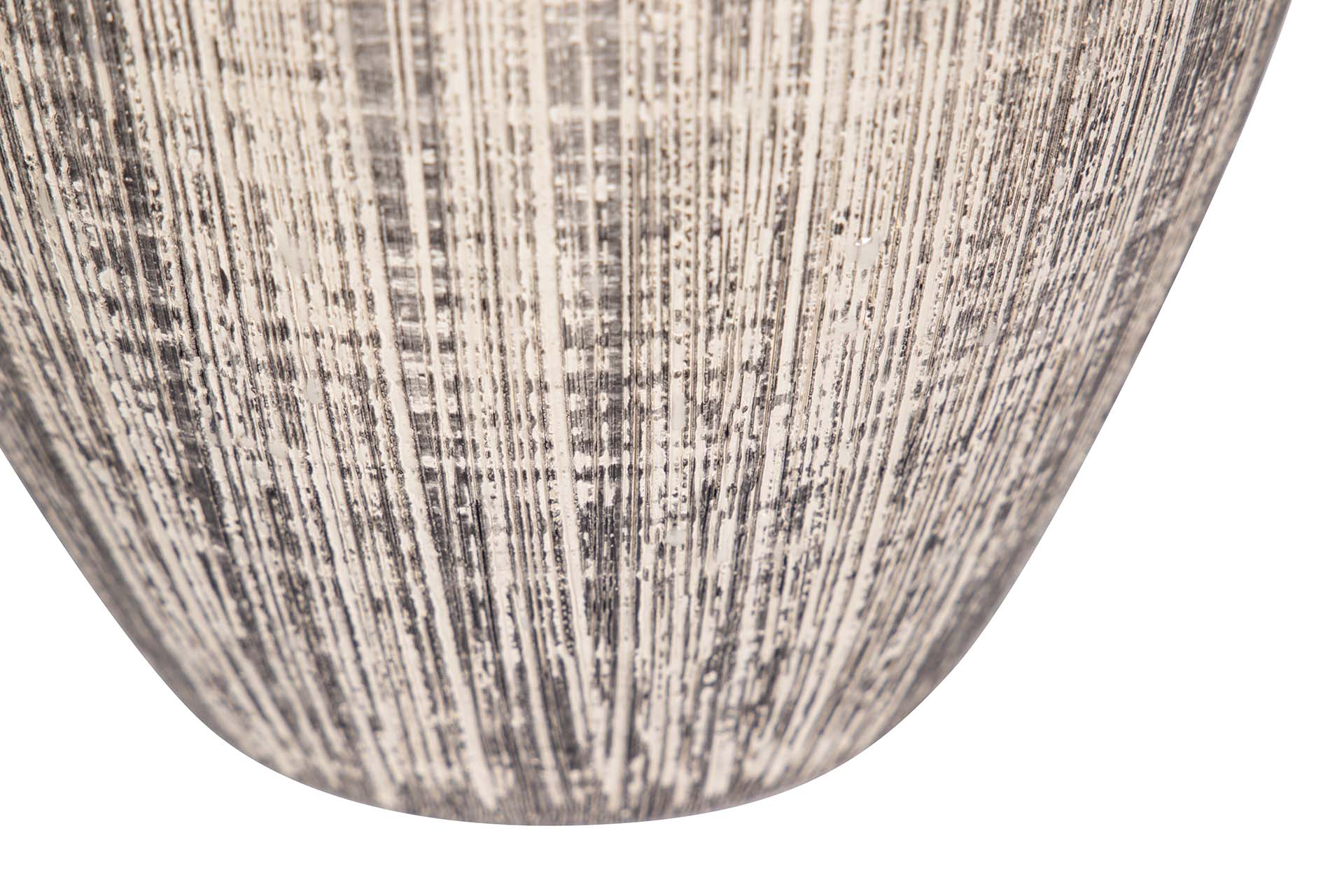 BROWN CERAMIC VASE 16x16x30 CM