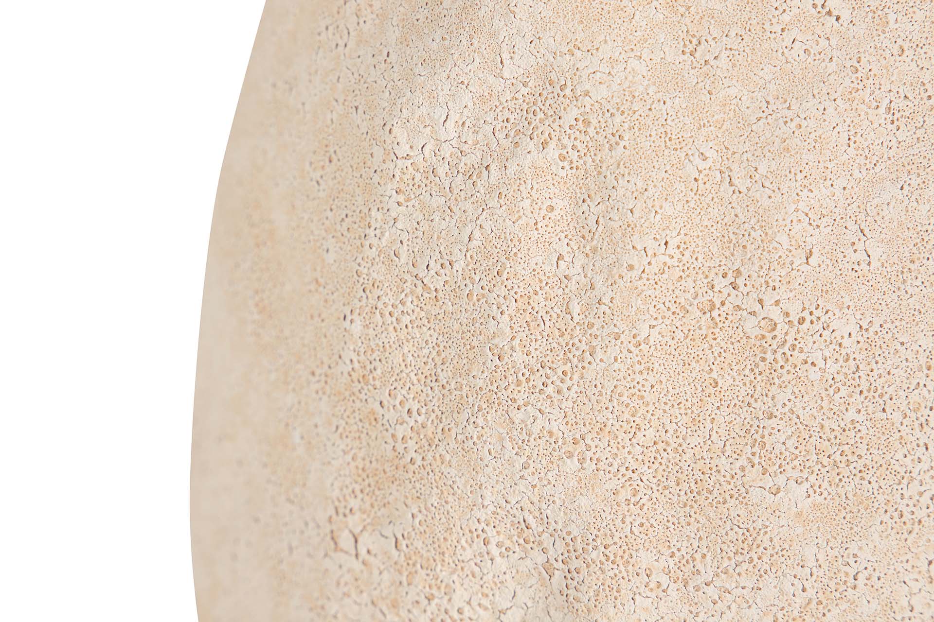 JARRON CERAMICA BEIGE 19x19x31 CM