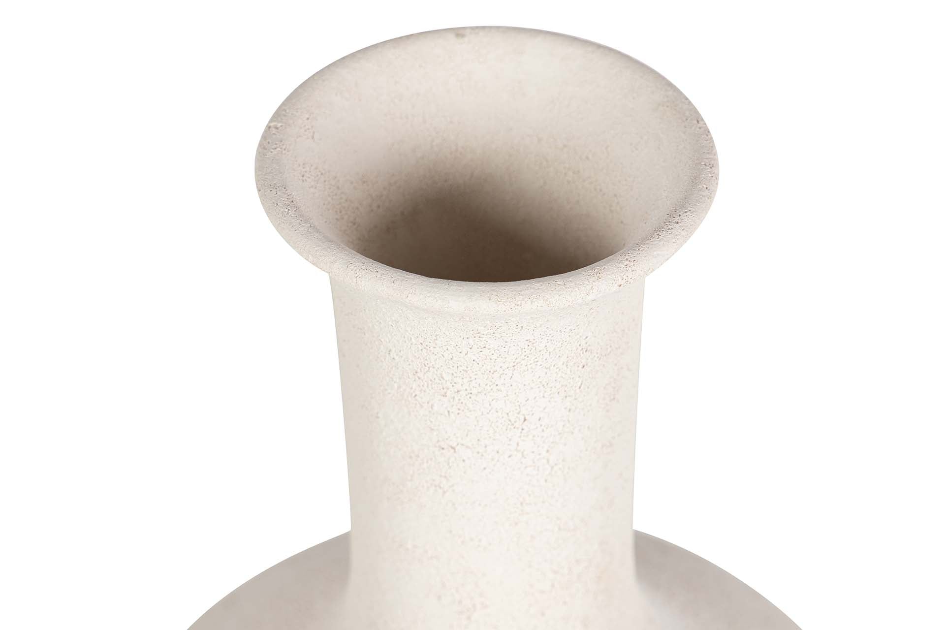 JARRON CERAMICA BEIGE 22x22x35 CM