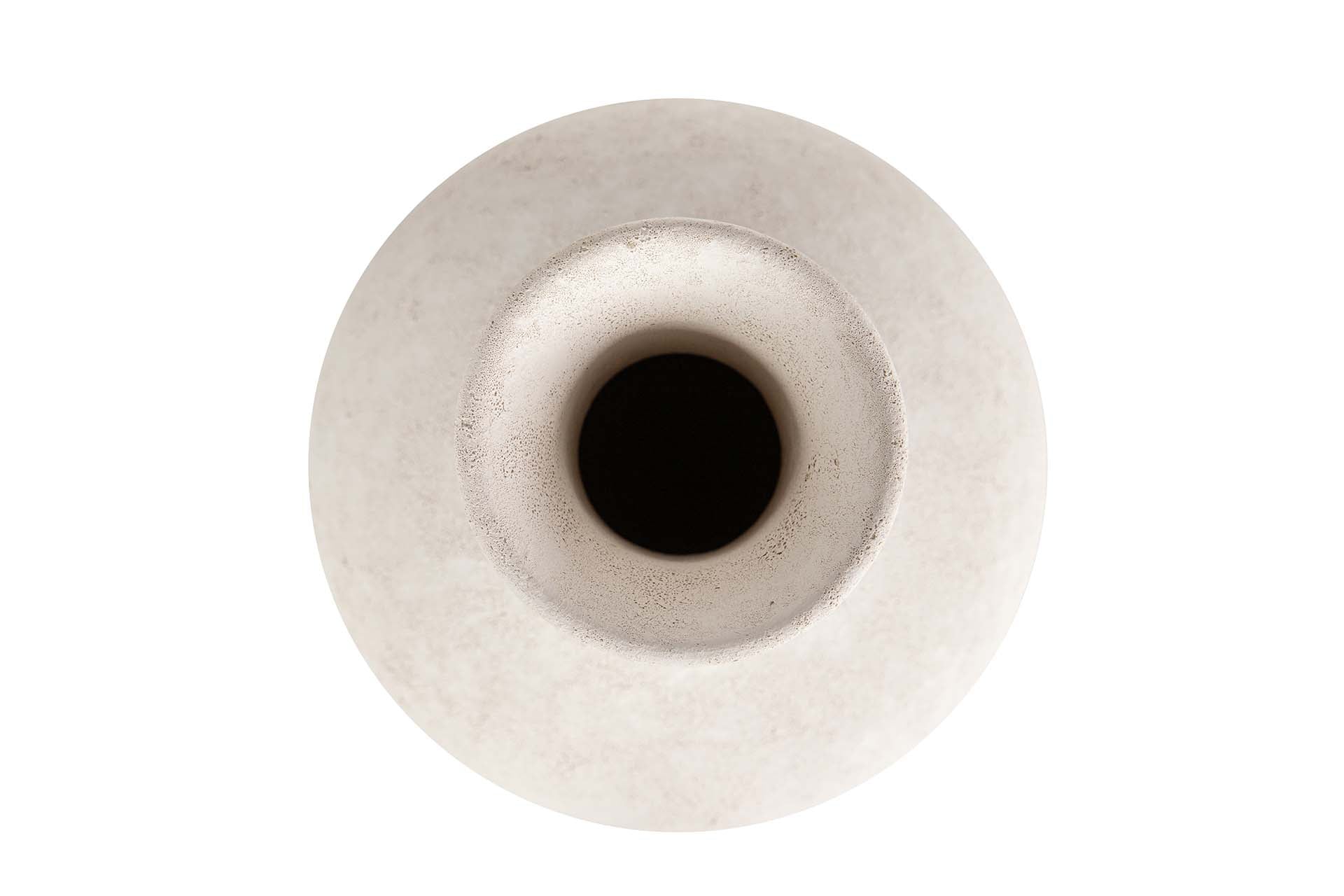 JARRON CERAMICA BEIGE 22x22x35 CM