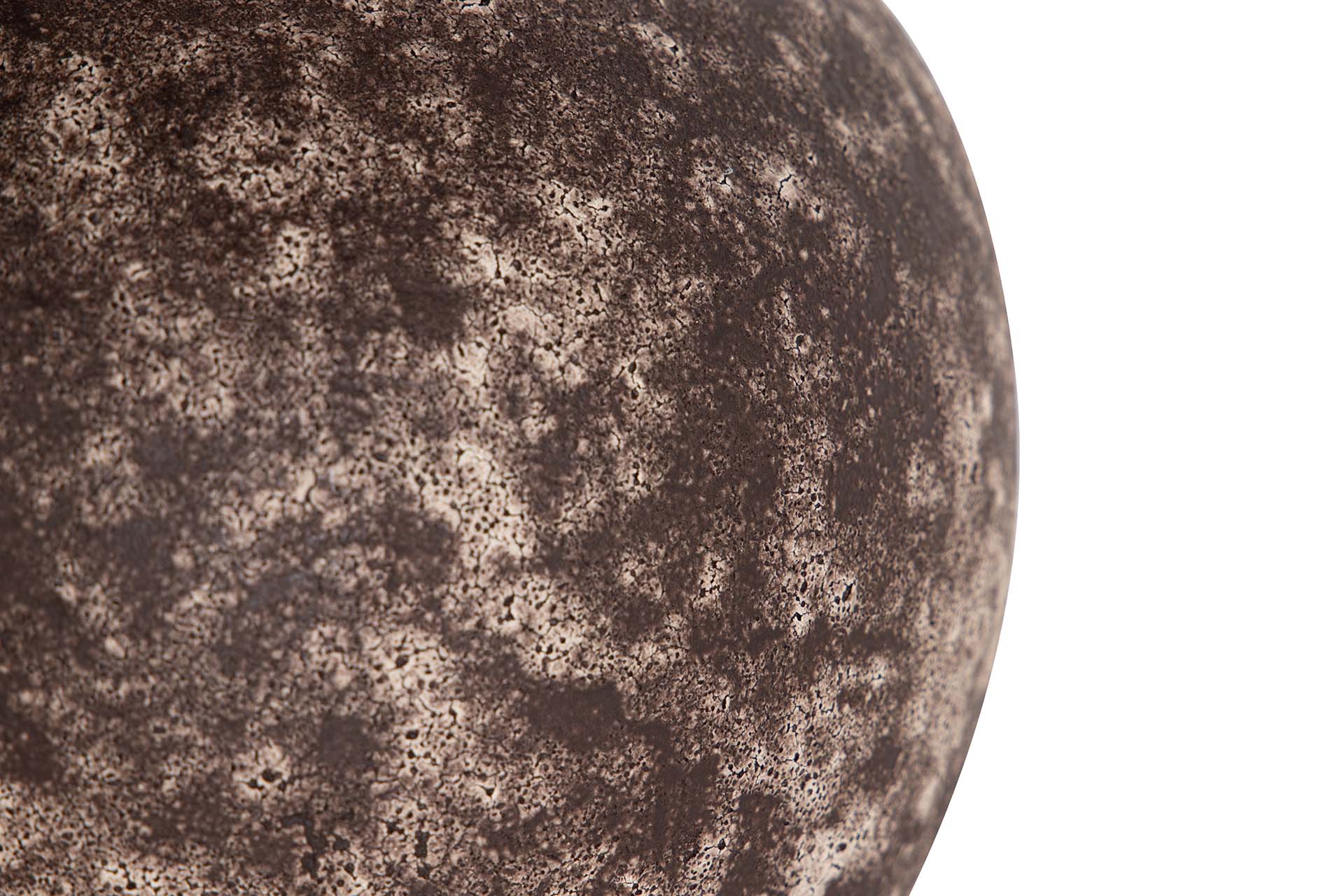 JARRON CERAMICA MARRON 22x22x35 CM