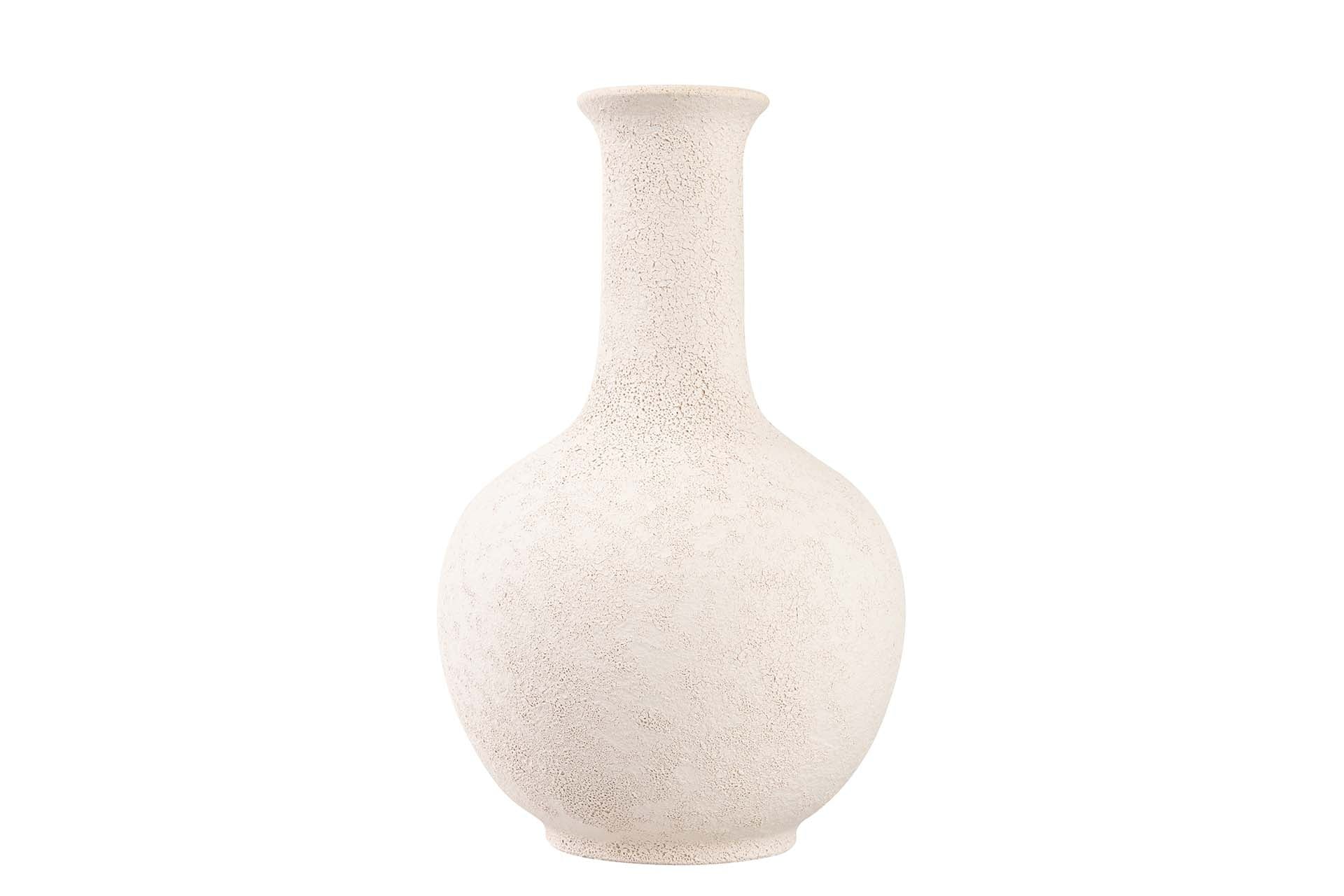 JARRON CERAMICA BEIGE 18x18x29 CM