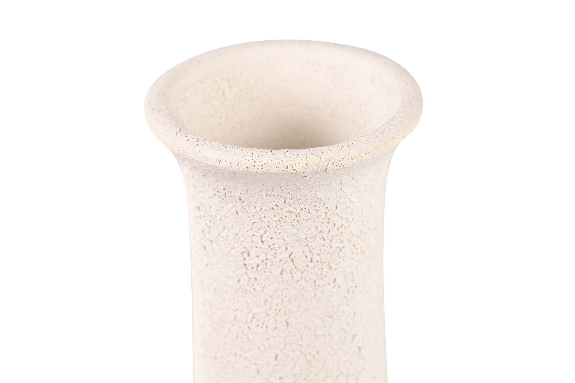 JARRON CERAMICA BEIGE 18x18x29 CM