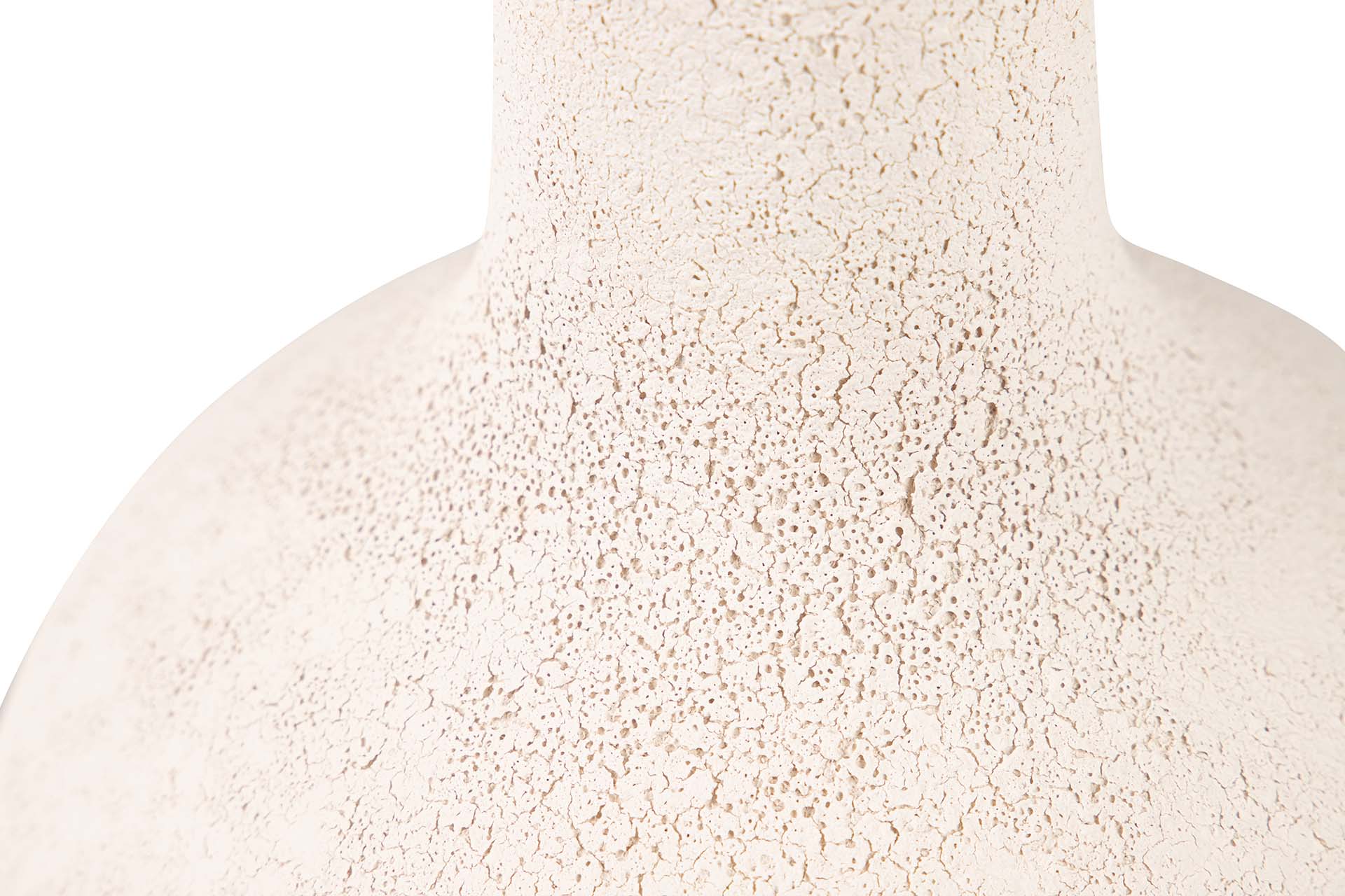 JARRON CERAMICA BEIGE 18x18x29 CM