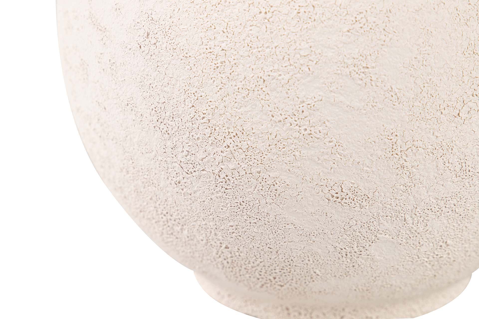 JARRON CERAMICA BEIGE 18x18x29 CM