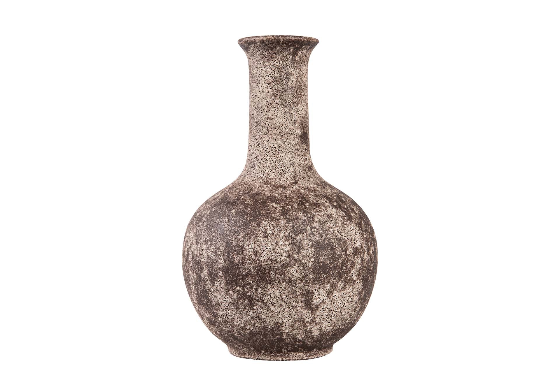 JARRON CERAMICA MARRON 18x18x29 CM