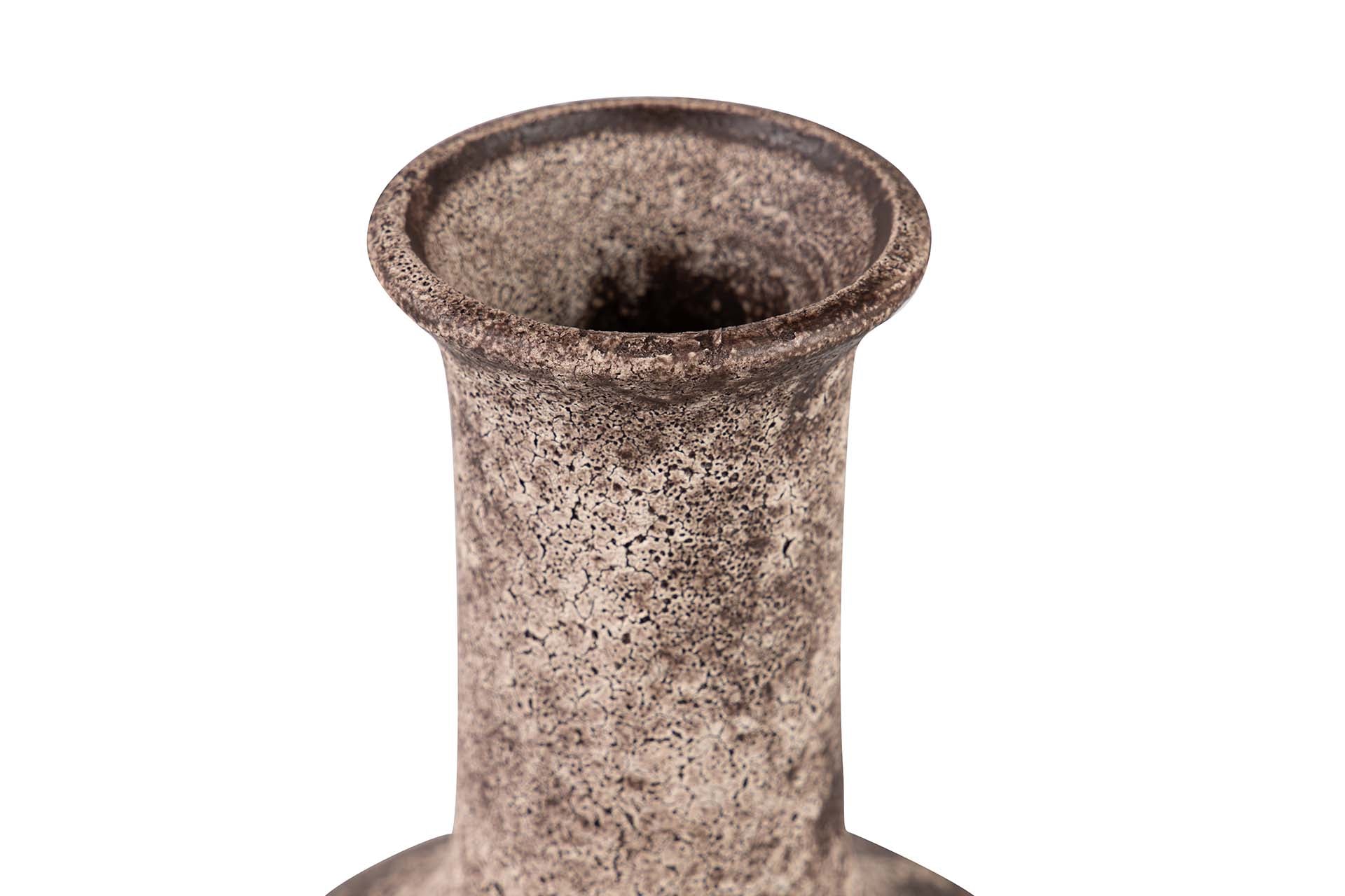 JARRON CERAMICA MARRON 18x18x29 CM