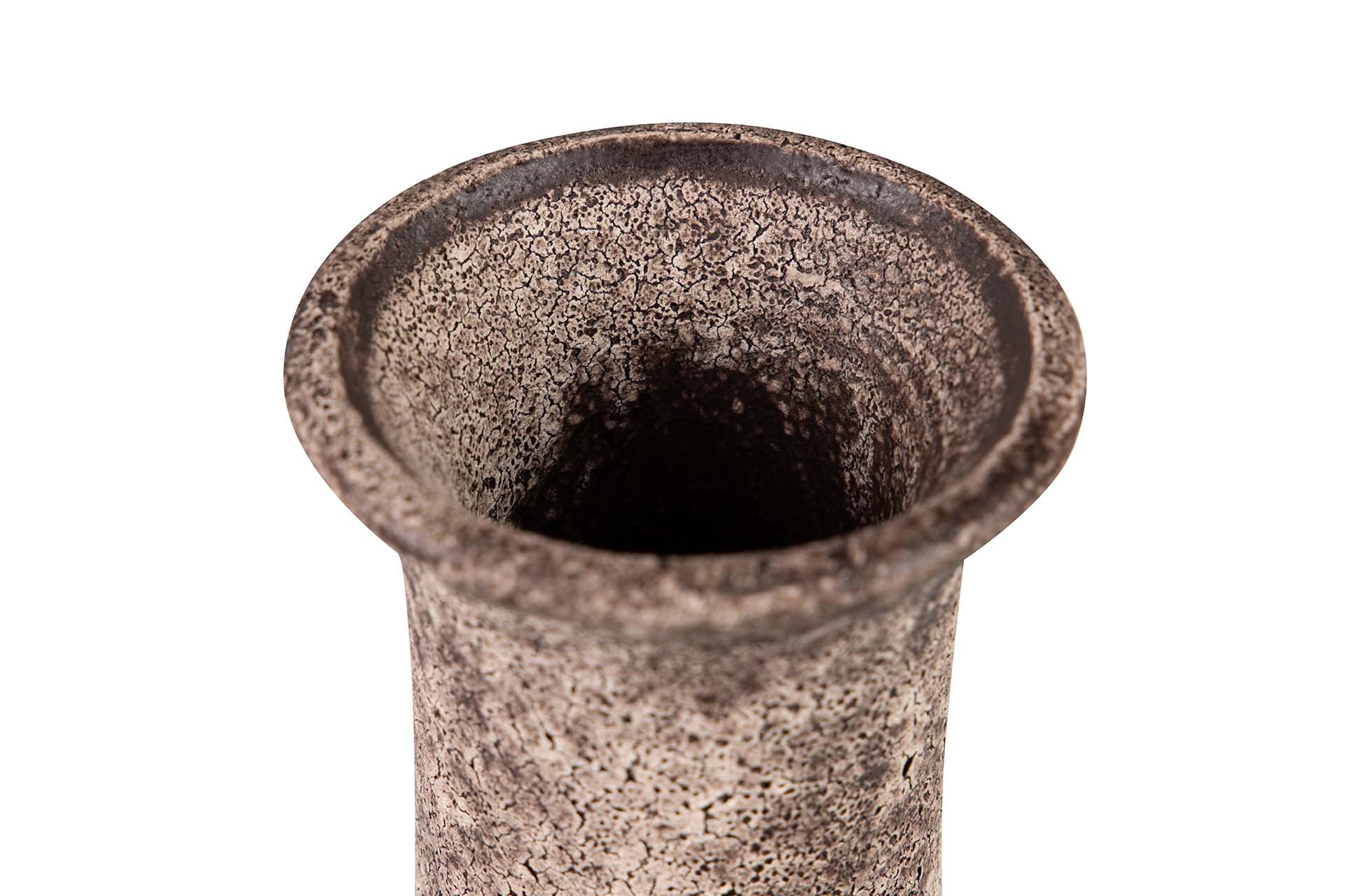 JARRON CERAMICA MARRON 18x18x29 CM