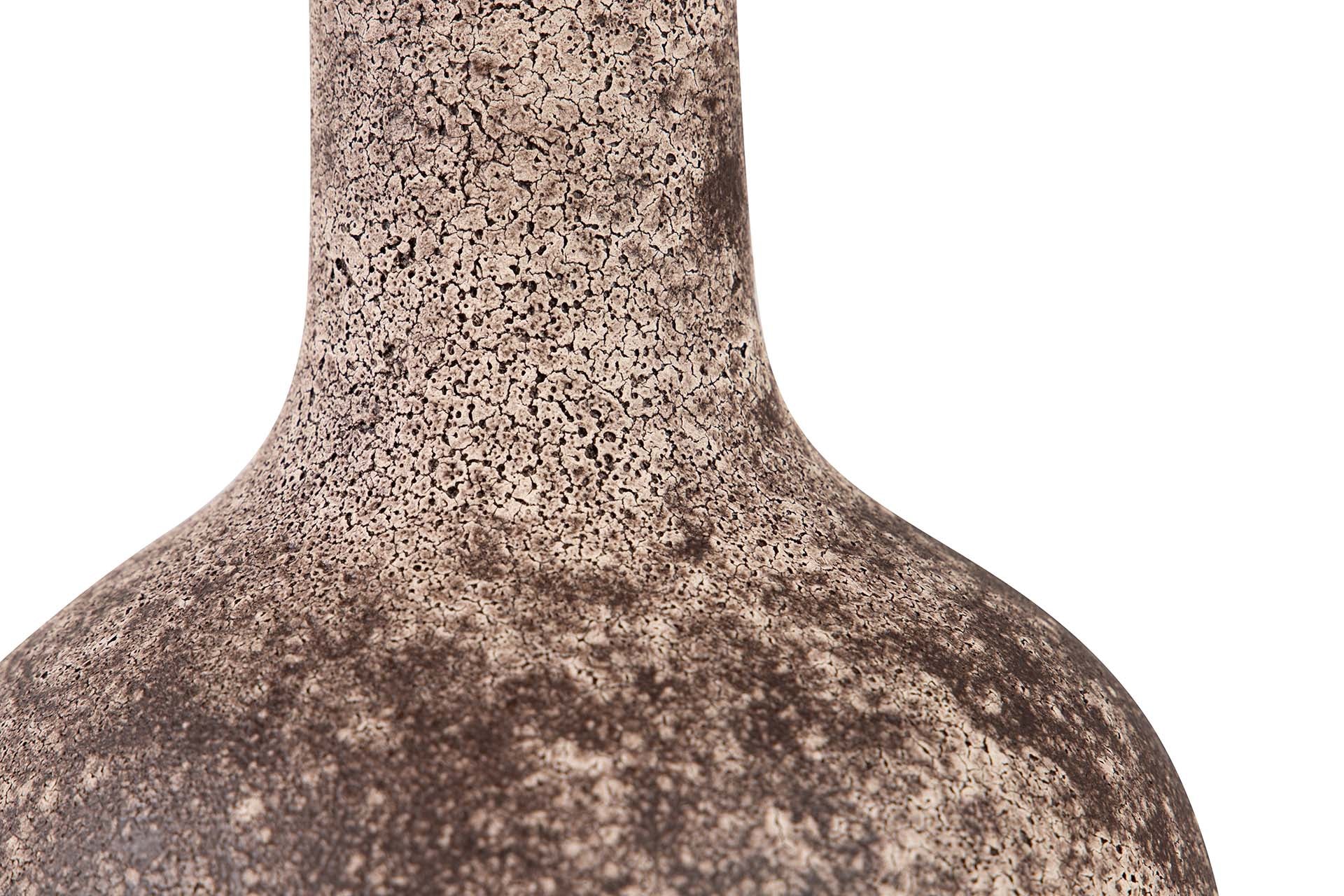 JARRON CERAMICA MARRON 18x18x29 CM