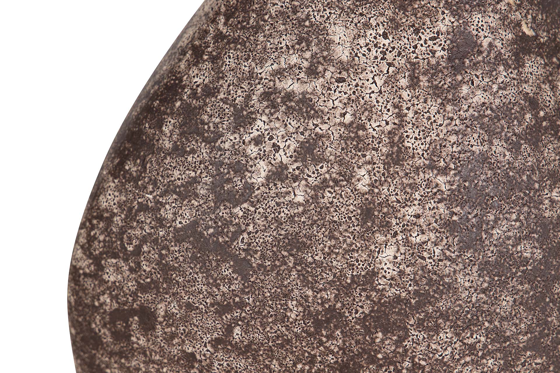 BROWN CERAMIC VASE 25x20x42 CM