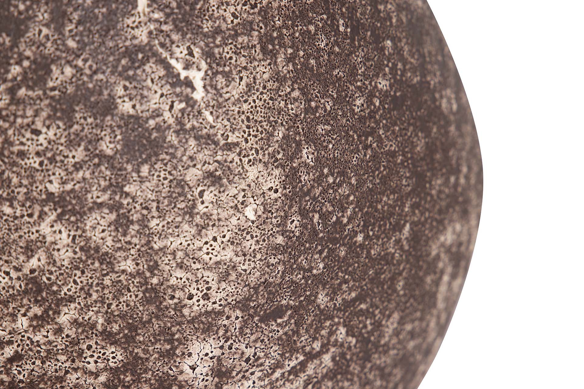 BROWN CERAMIC VASE 25x20x42 CM