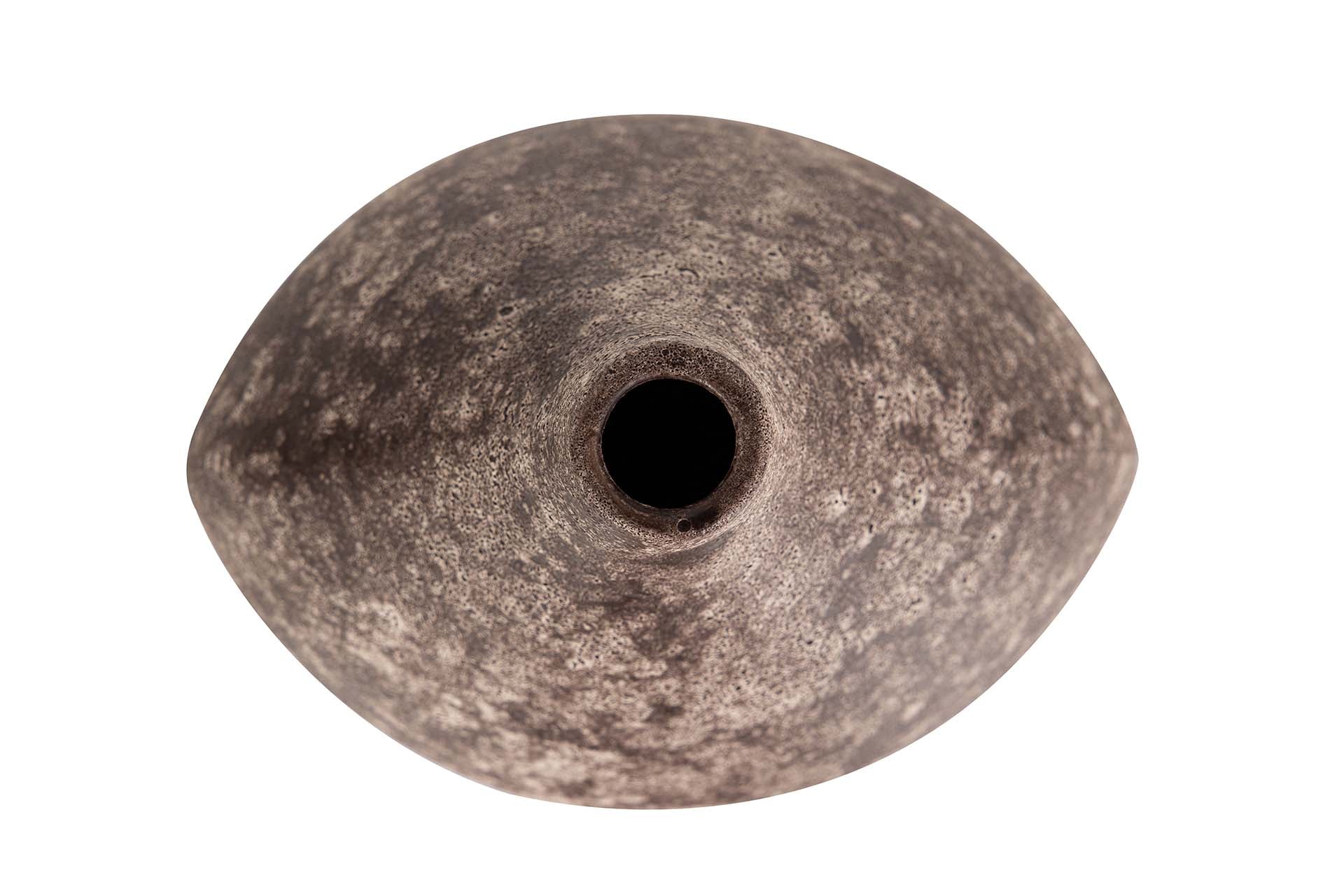 BROWN CERAMIC VASE 23x17x32 CM