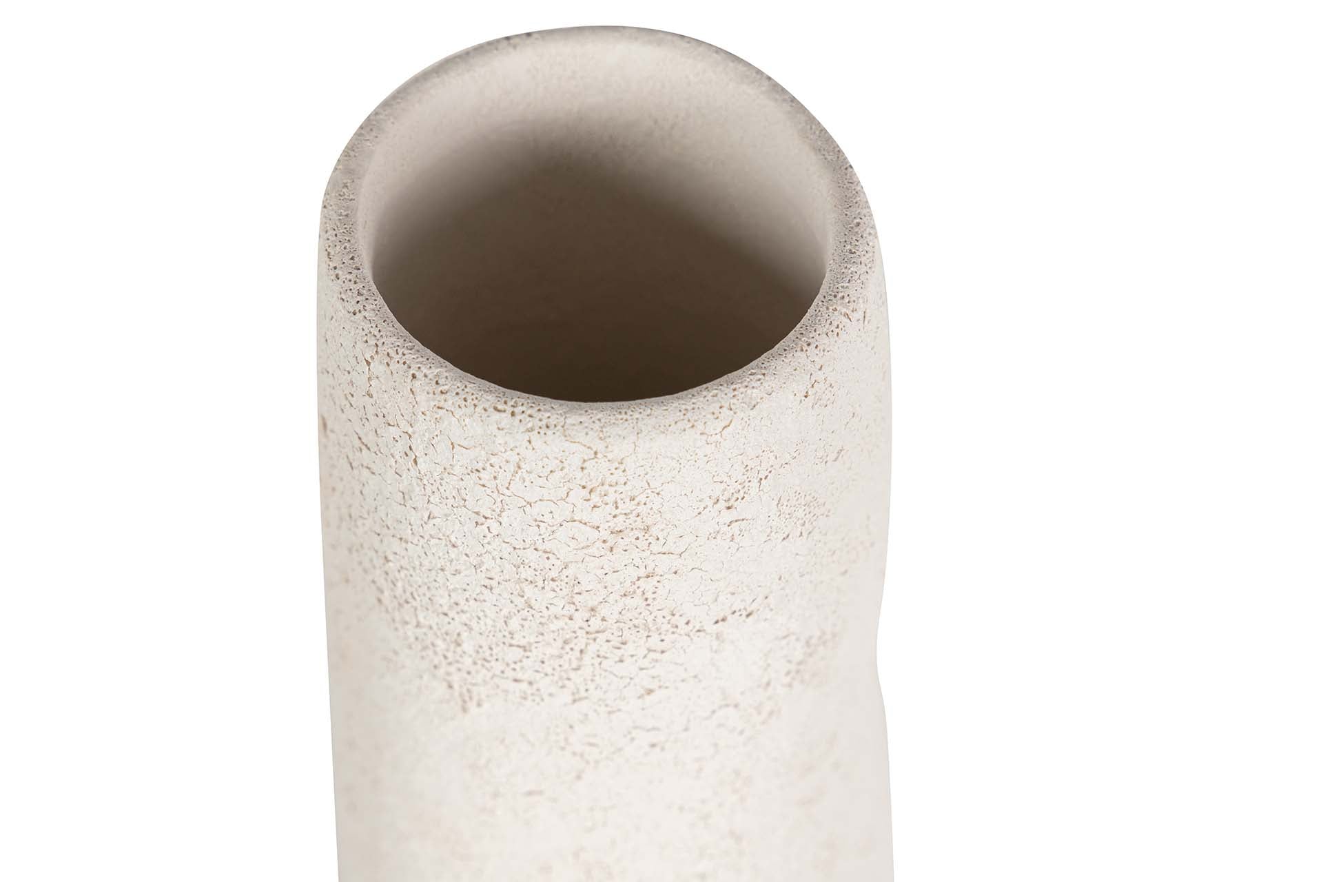 JARRON CERAMICA BEIGE 8x8x45 CM