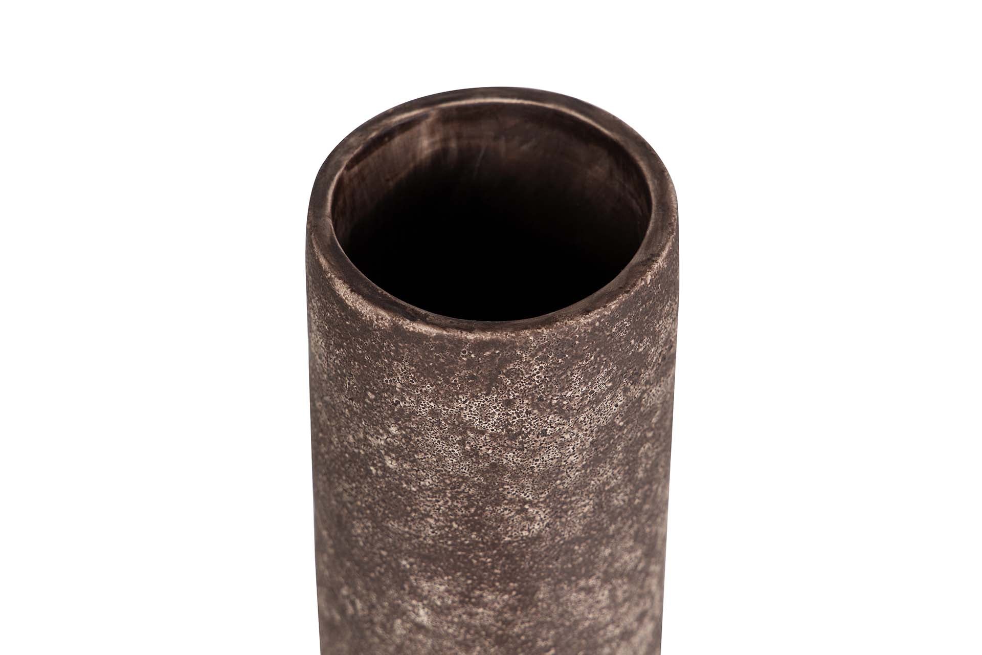 JARRON CERAMICA MARRON 8x8x35 CM