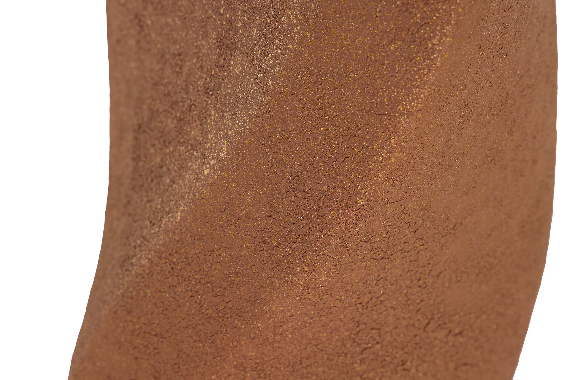 BROWN CERAMIC VASE 18x18x45 CM