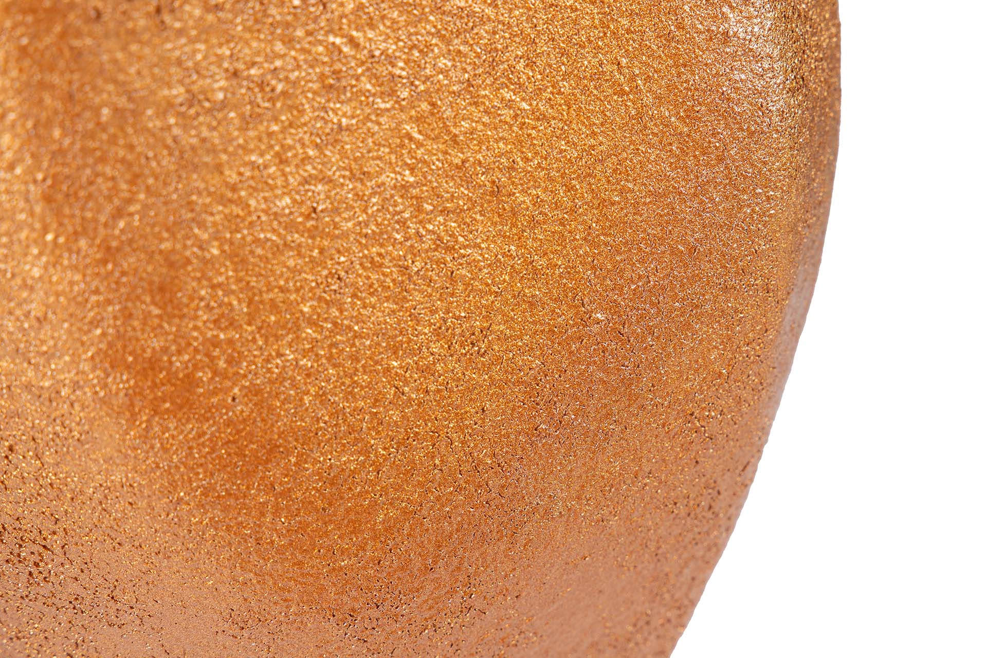 BROWN CERAMIC VASE 16x16x35 CM