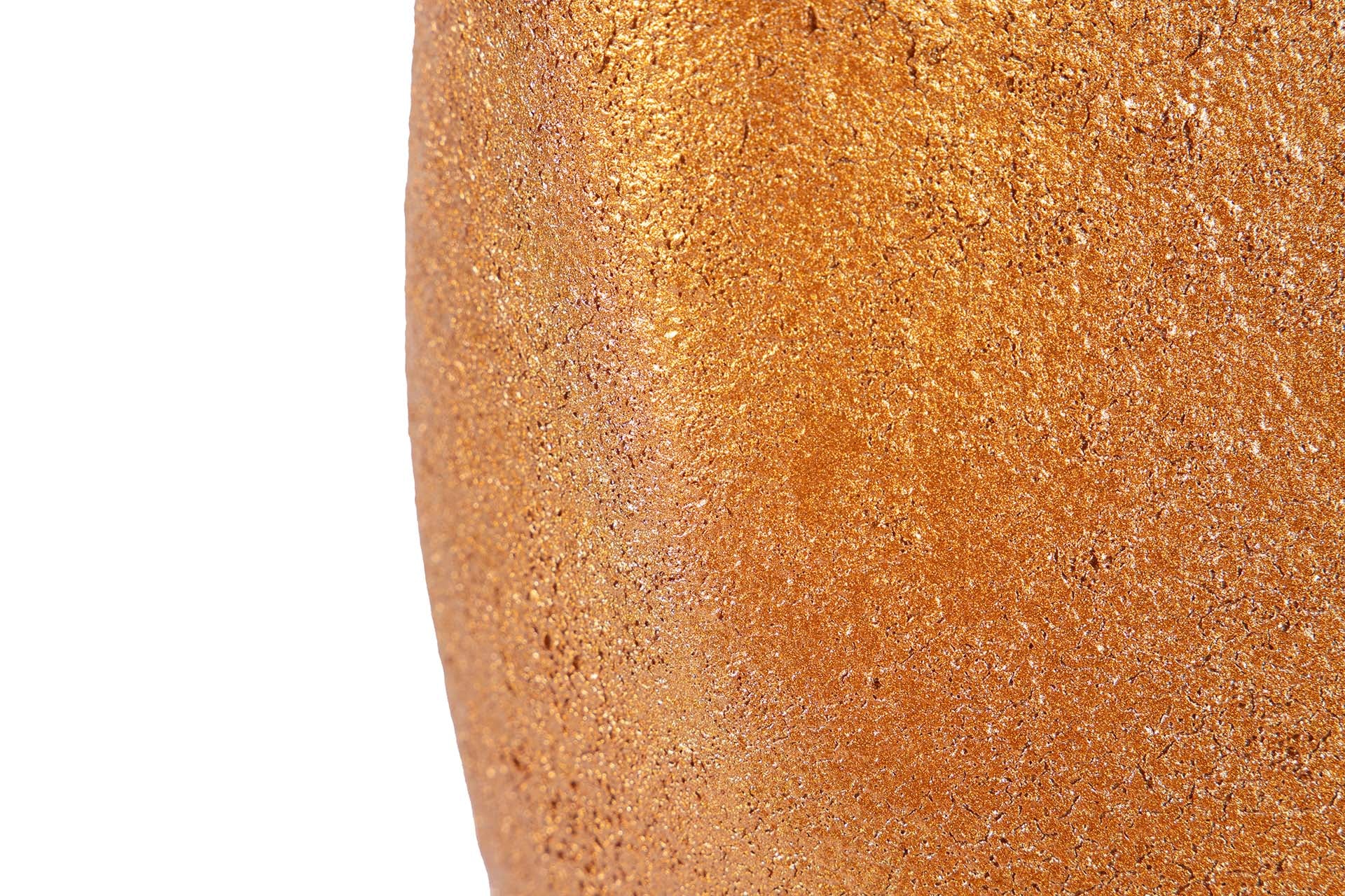 BROWN CERAMIC VASE 16x16x35 CM