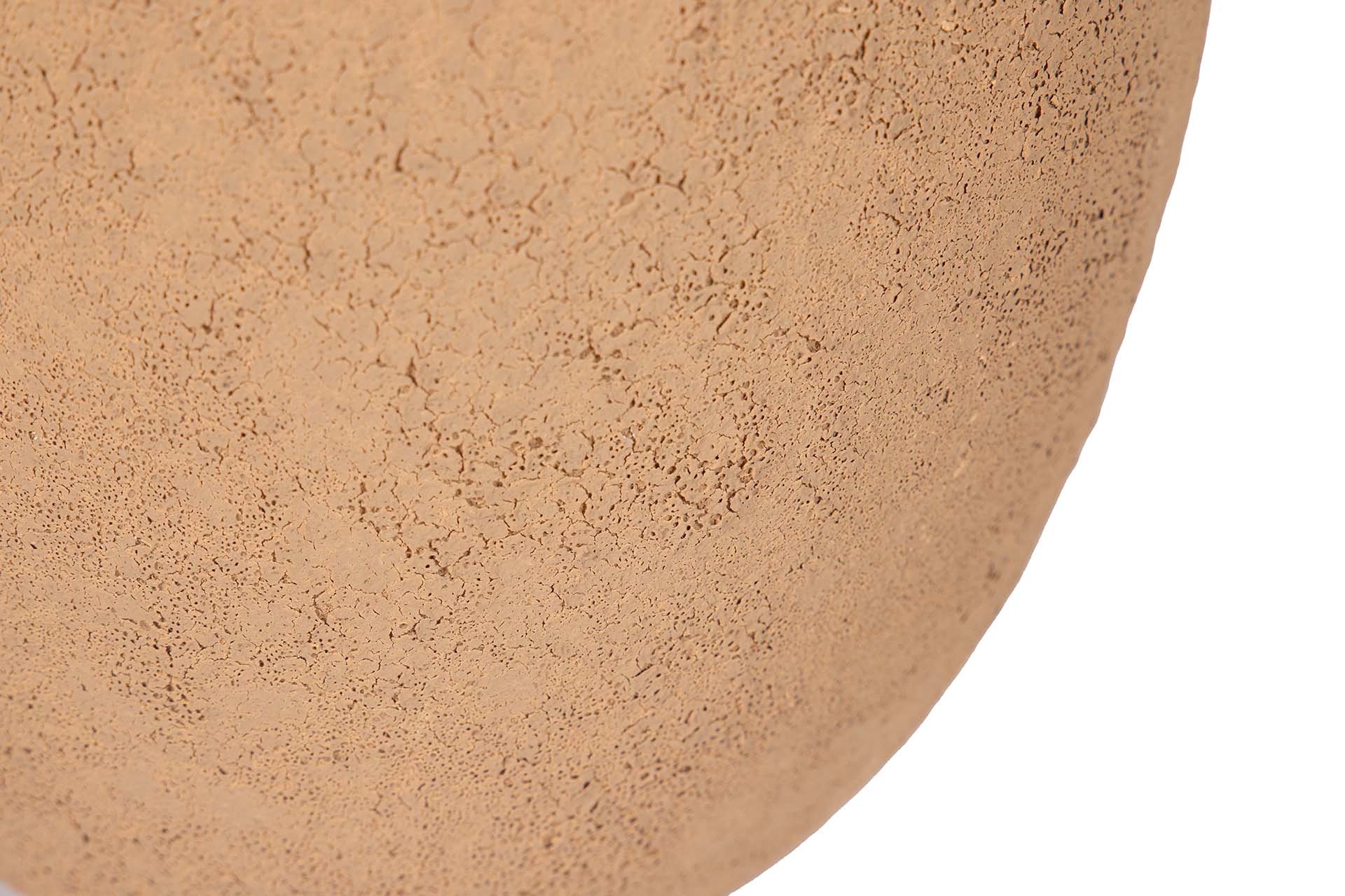 BROWN CERAMIC VASE 21x21x28 CM