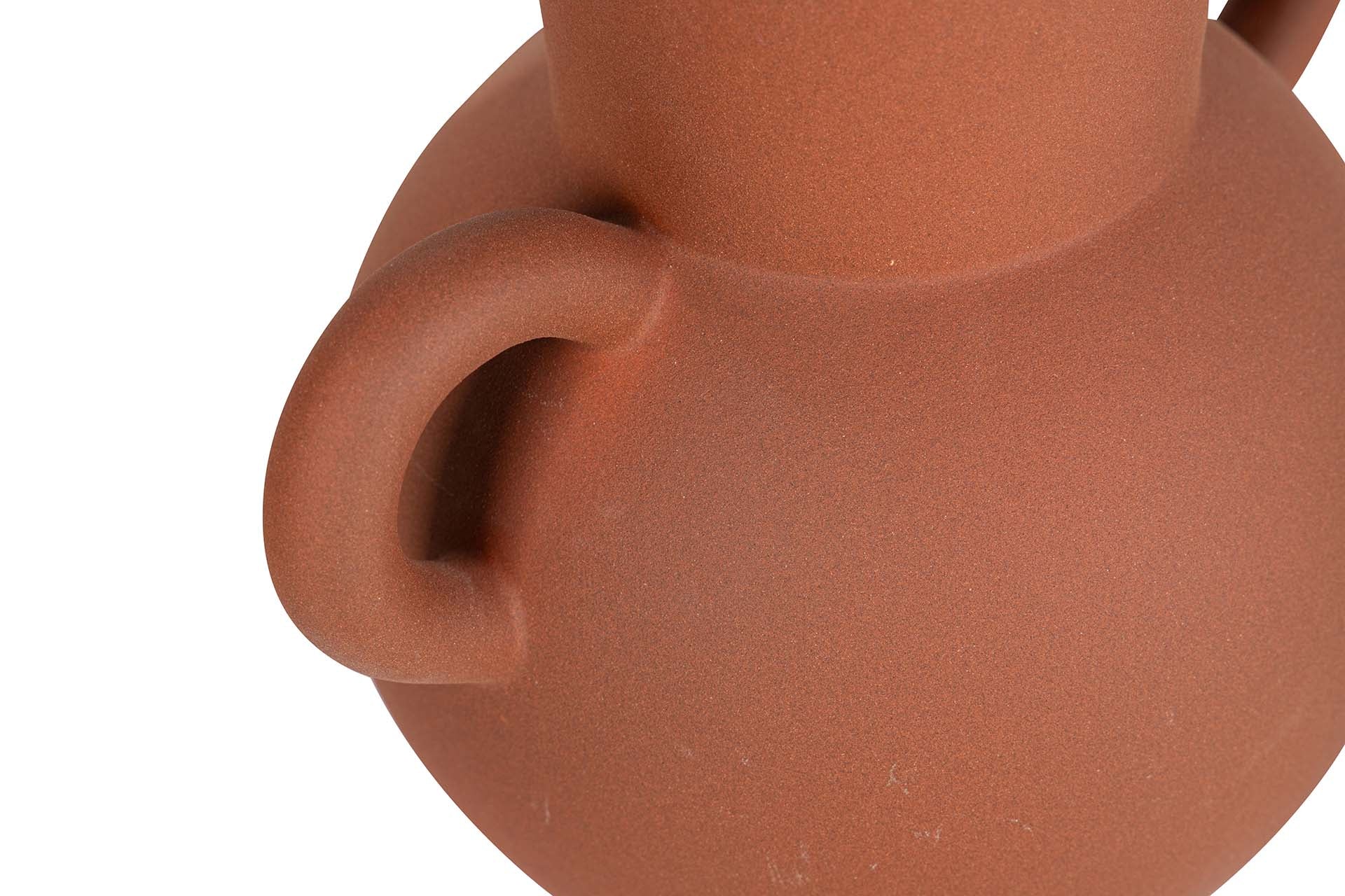 RED CERAMIC VASE 22x16x26 CM