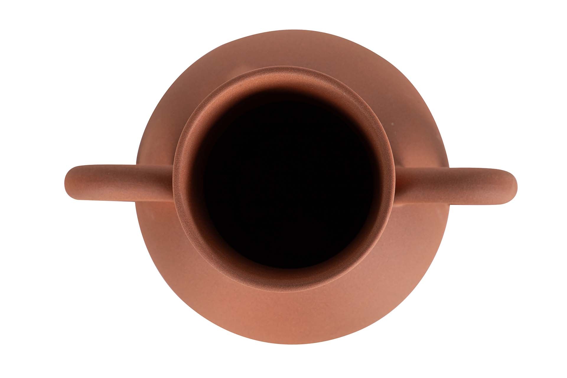 RED CERAMIC VASE 22x16x26 CM