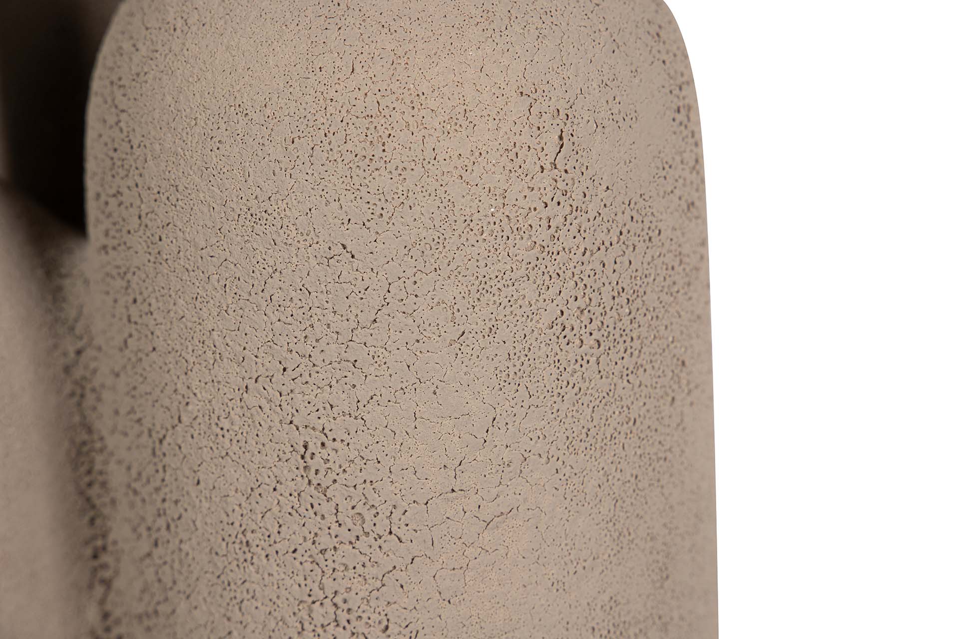 GREY CERAMIC VASE 16x16x29 CM