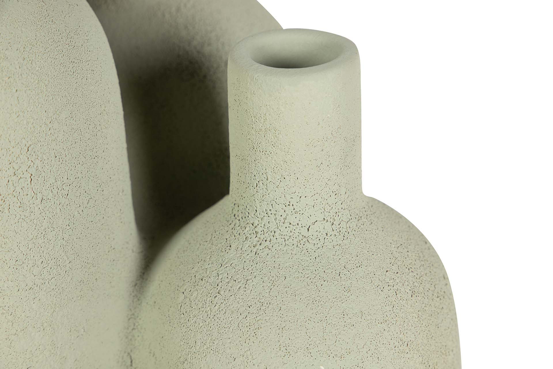 JARRON CERAMICA VERDE 16x16x29 CM