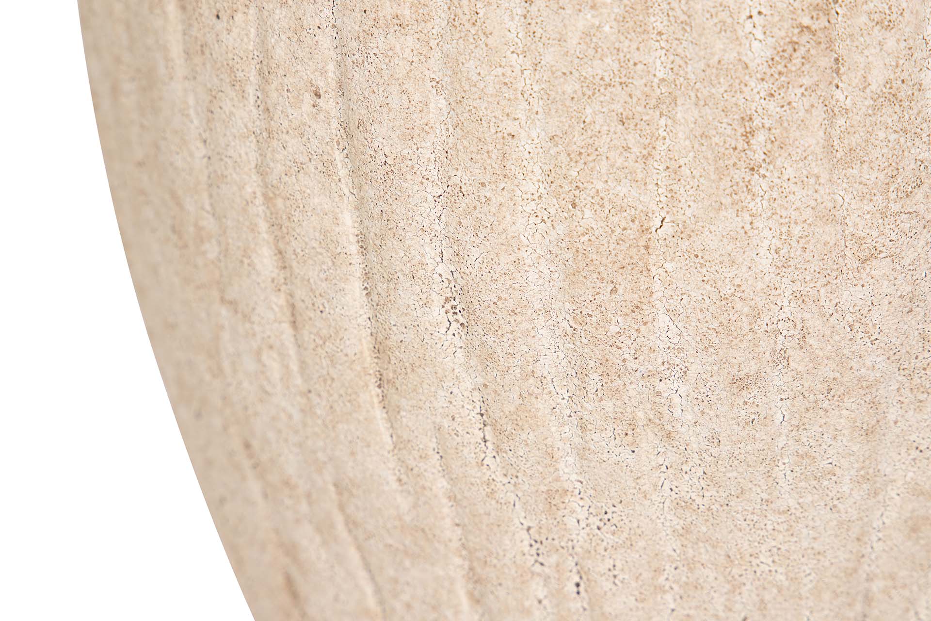 BEIGE CERAMIC VASE 19x19x26 CM